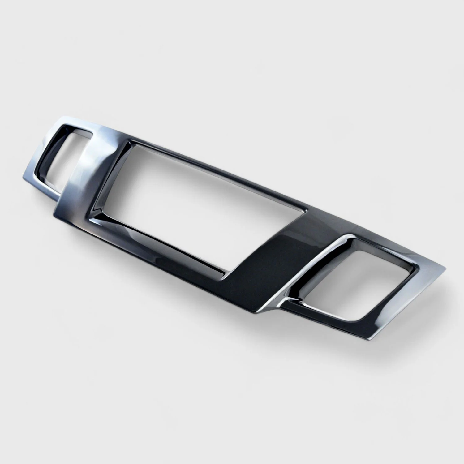 2014-2021 Nissan Frontier Grille Overlay Gloss Black 1Pcs ABS Plastic - Image 2