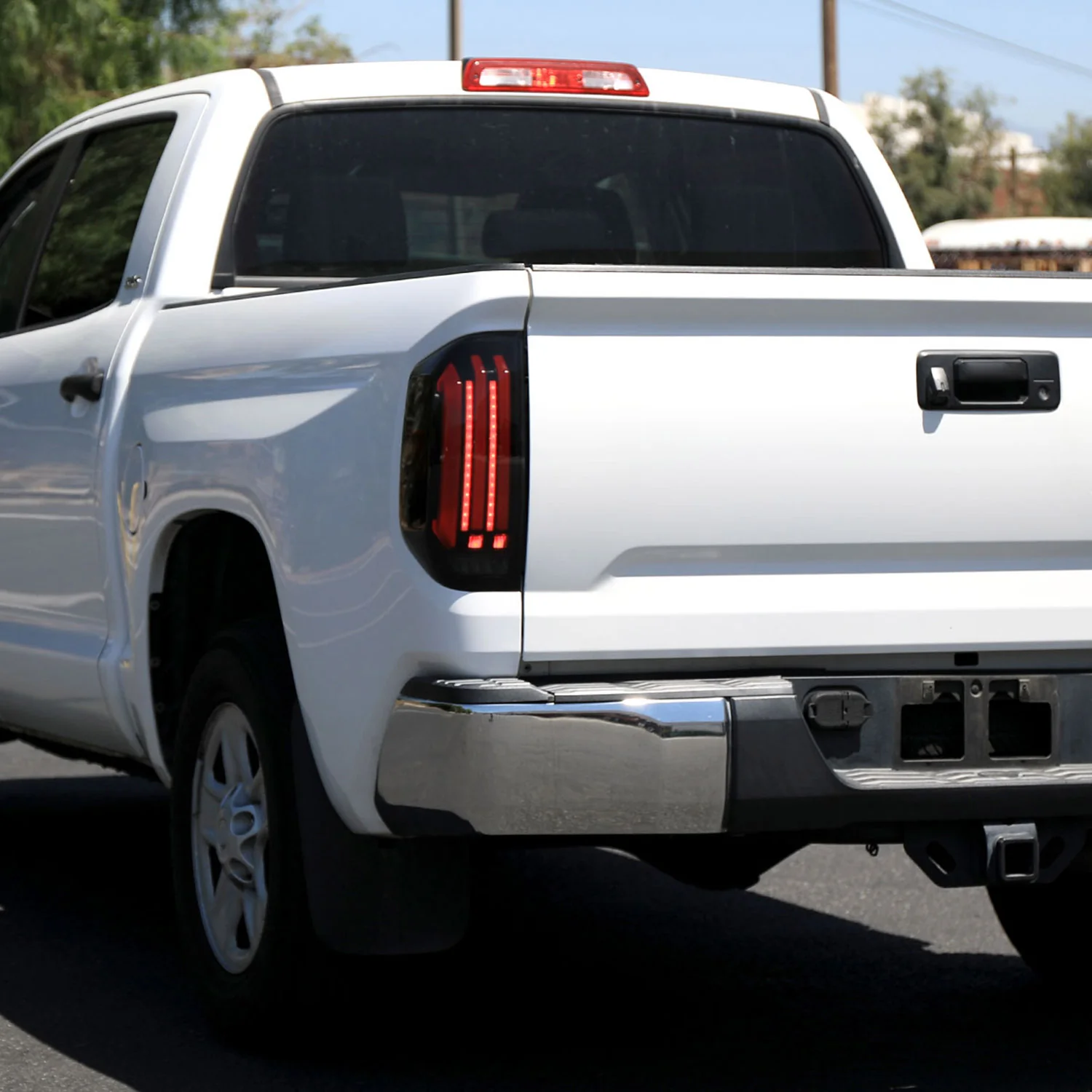 2014-2021 Toyota Tundra Facelift Full LED Tail Lights Signal Jet Black/Smoke - Image 10
