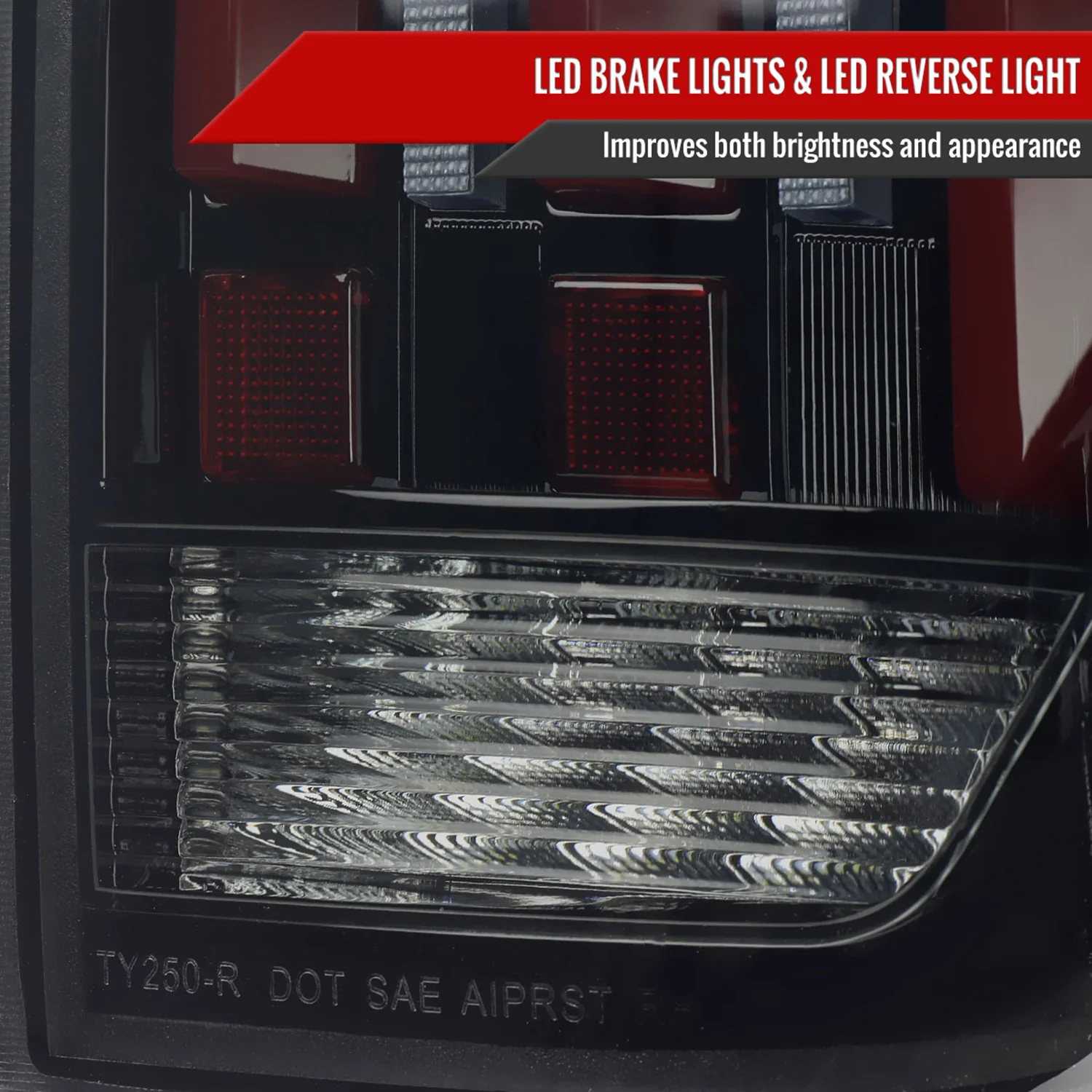 2014-2021 Toyota Tundra Facelift Full LED Tail Lights Signal Jet Black/Smoke - Image 6