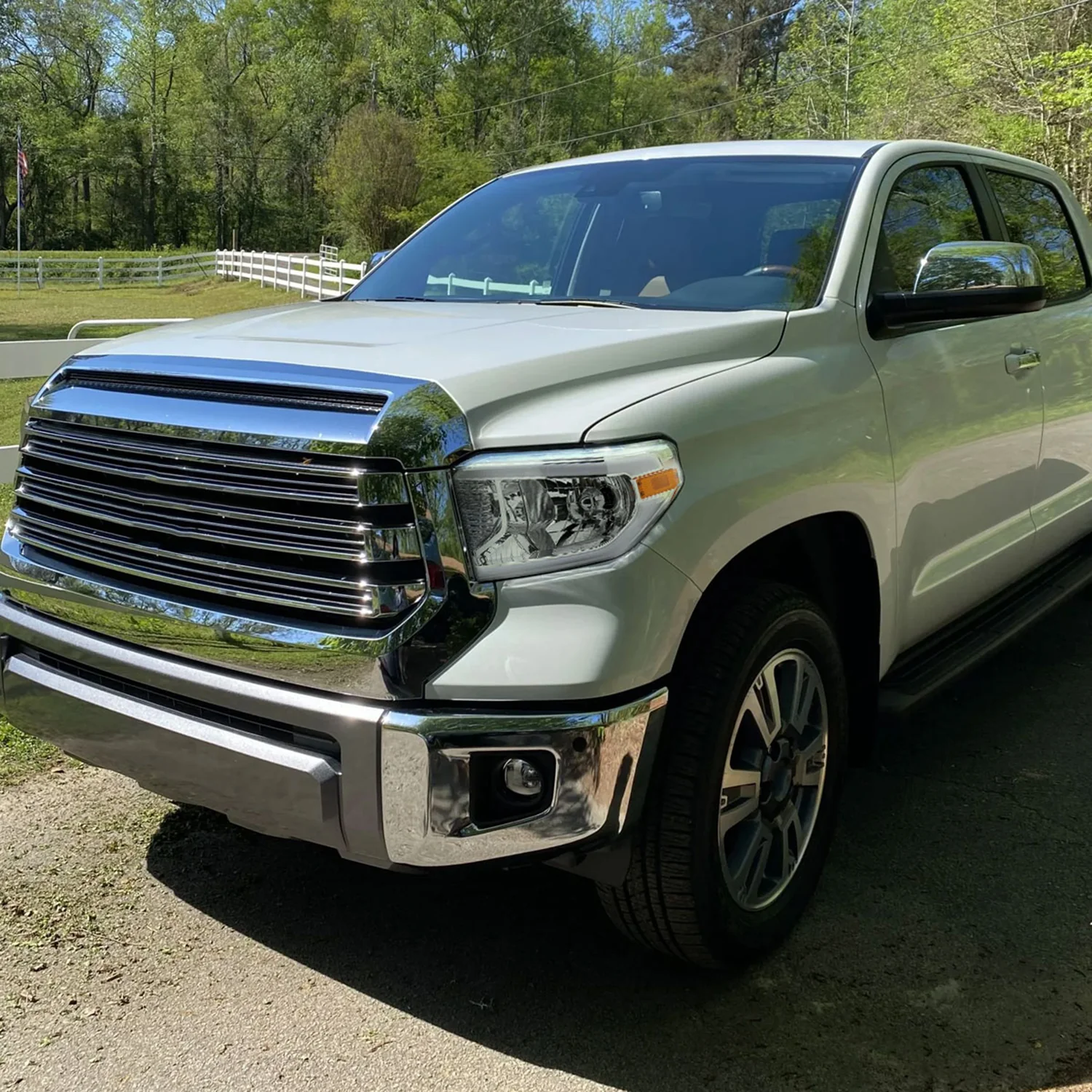 2014-2021 Toyota Tundra LED Bar Factory Style Headlights Chrome/Clear Lens - Image 9