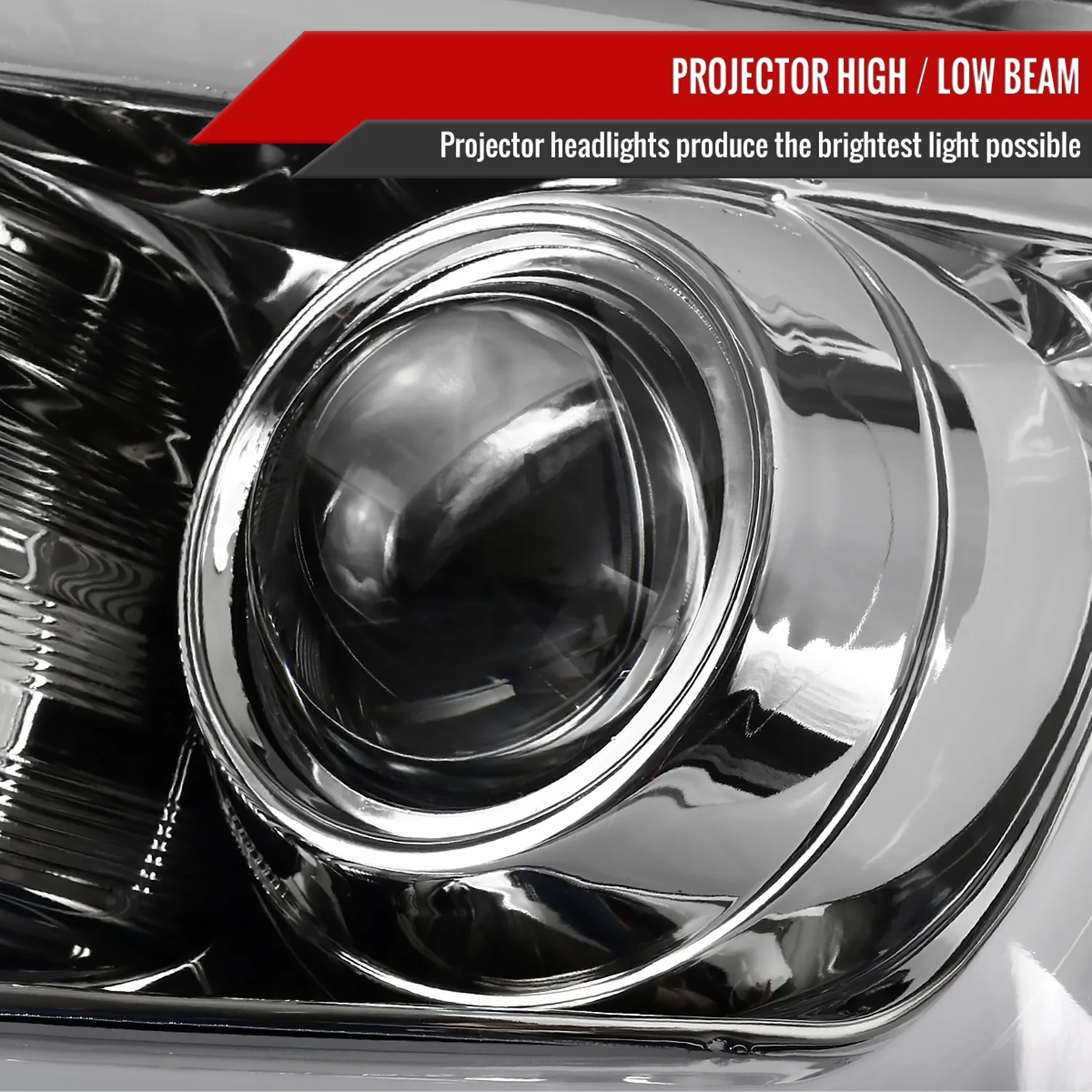 2014-2021 Toyota Tundra LED CBar Projector Headlights LED Signal Lights Chrome - Image 3