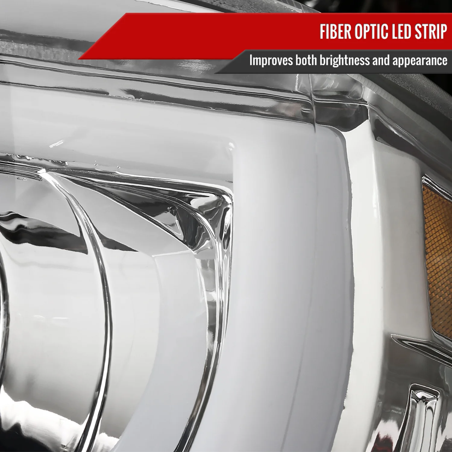 2014-2021 Toyota Tundra LED CBar Projector Headlights LED Signal Lights Chrome - Image 4