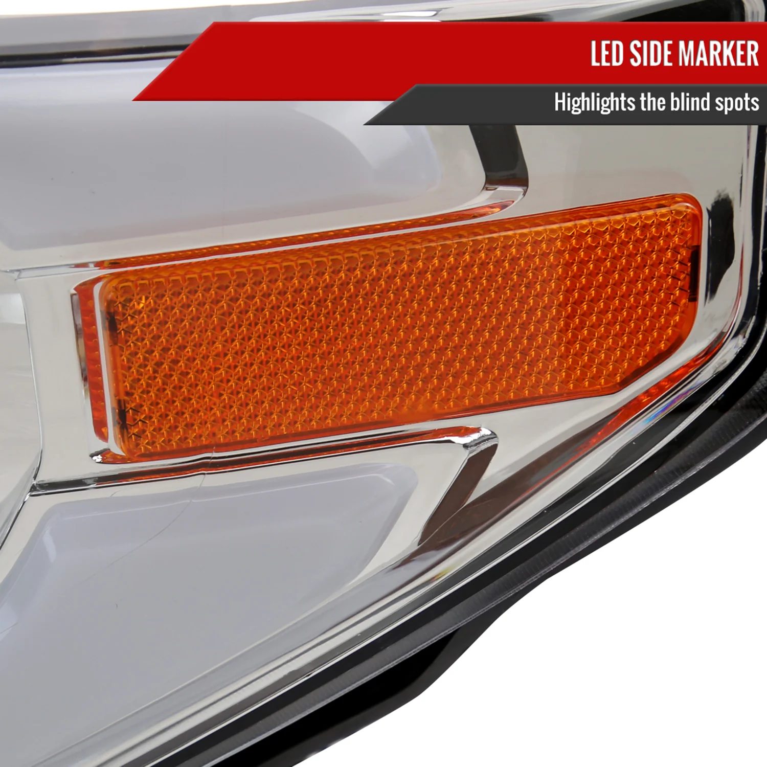 2014-2021 Toyota Tundra LED Turn Signal LED Bar Projector Headlights Chrome - Image 6