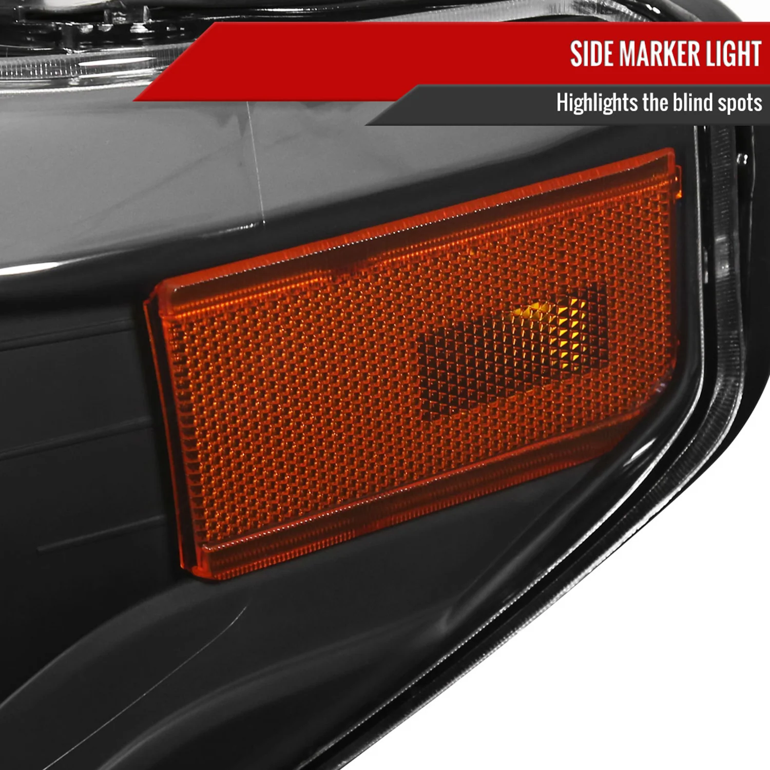 2014-2021 Toyota Tundra Retro Style V2 Projector Headlights Matte Black/Clear - Image 5