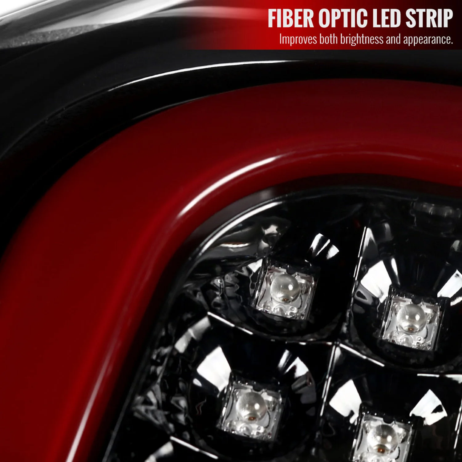 2014-2021 Toyota Tundra Sequential LED Tail Lights Jet Black/Clear Lens - Image 3