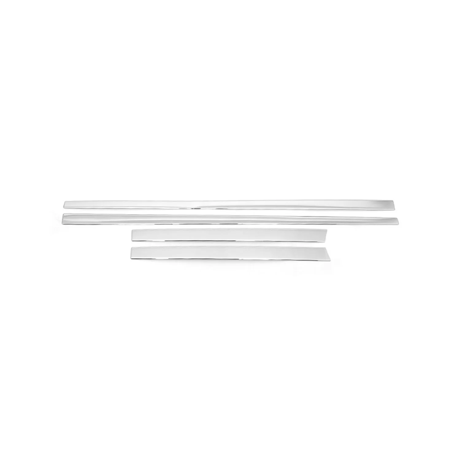 2014-2022 Land Rover Range Rover Sport Side Door Molding Trim Skirt S.Steel Silver Glossy 4 Pcs - Image 6