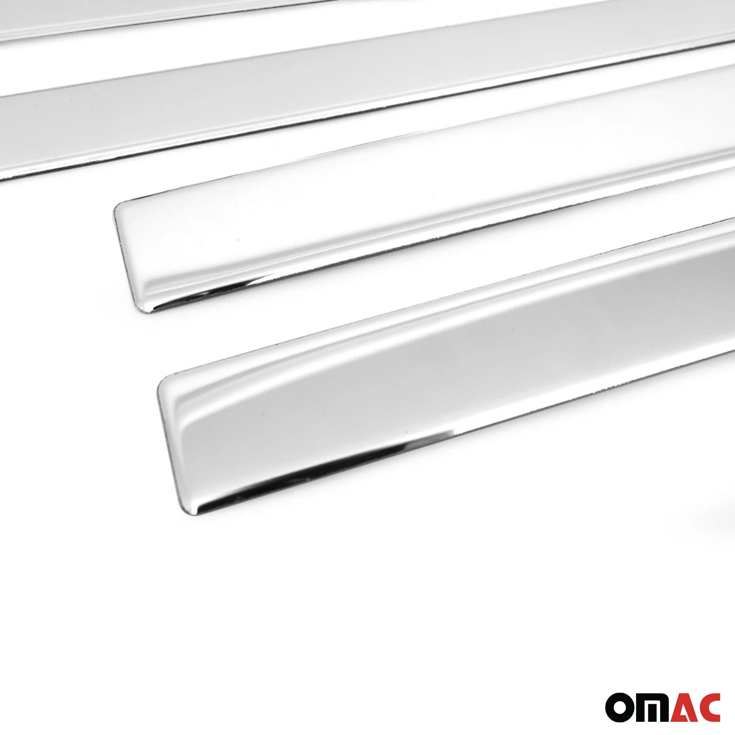 2014-2022 Land Rover Range Rover Sport Side Door Molding Trim Skirt S.Steel Silver Glossy 4 Pcs - Image 7
