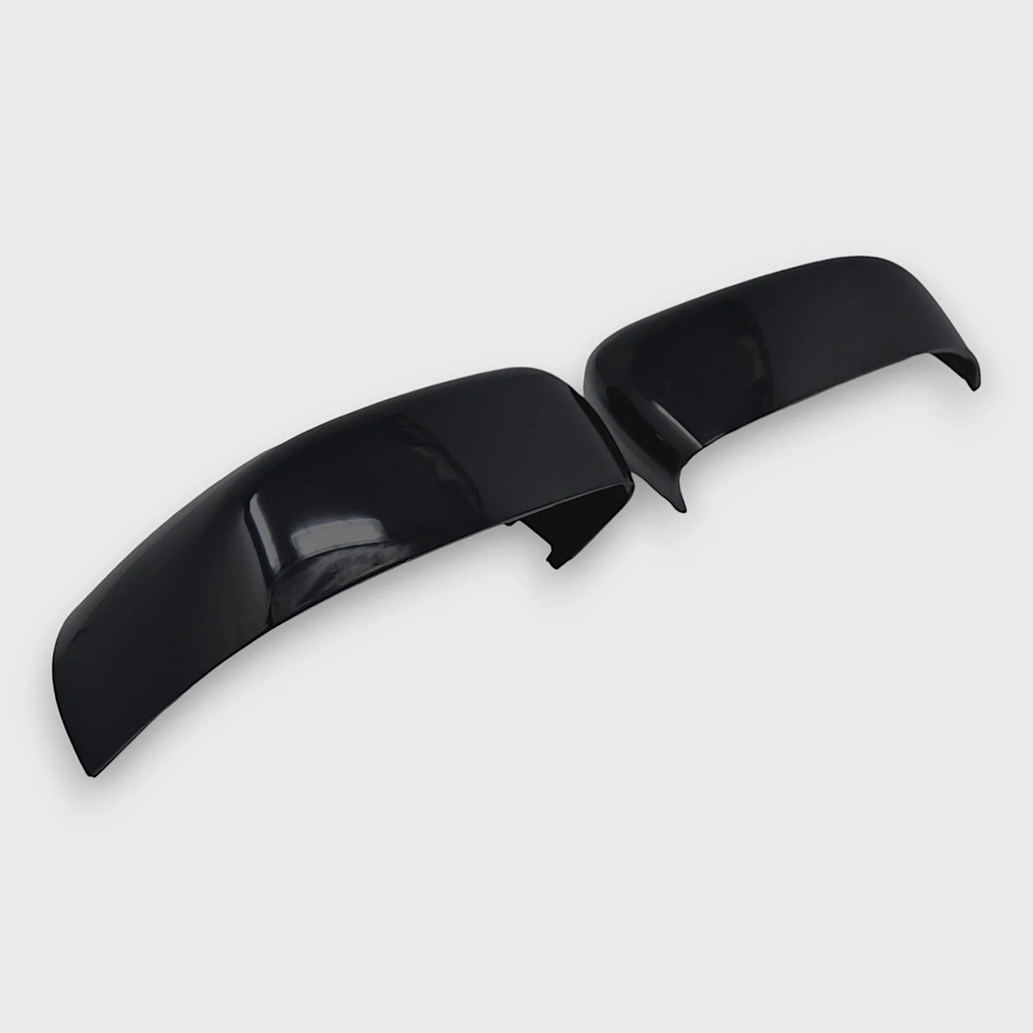 2014-2023 Jeep Cherokee Mirror Cover Caps Gloss Black 2Pcs ABS Plastic - Image 2