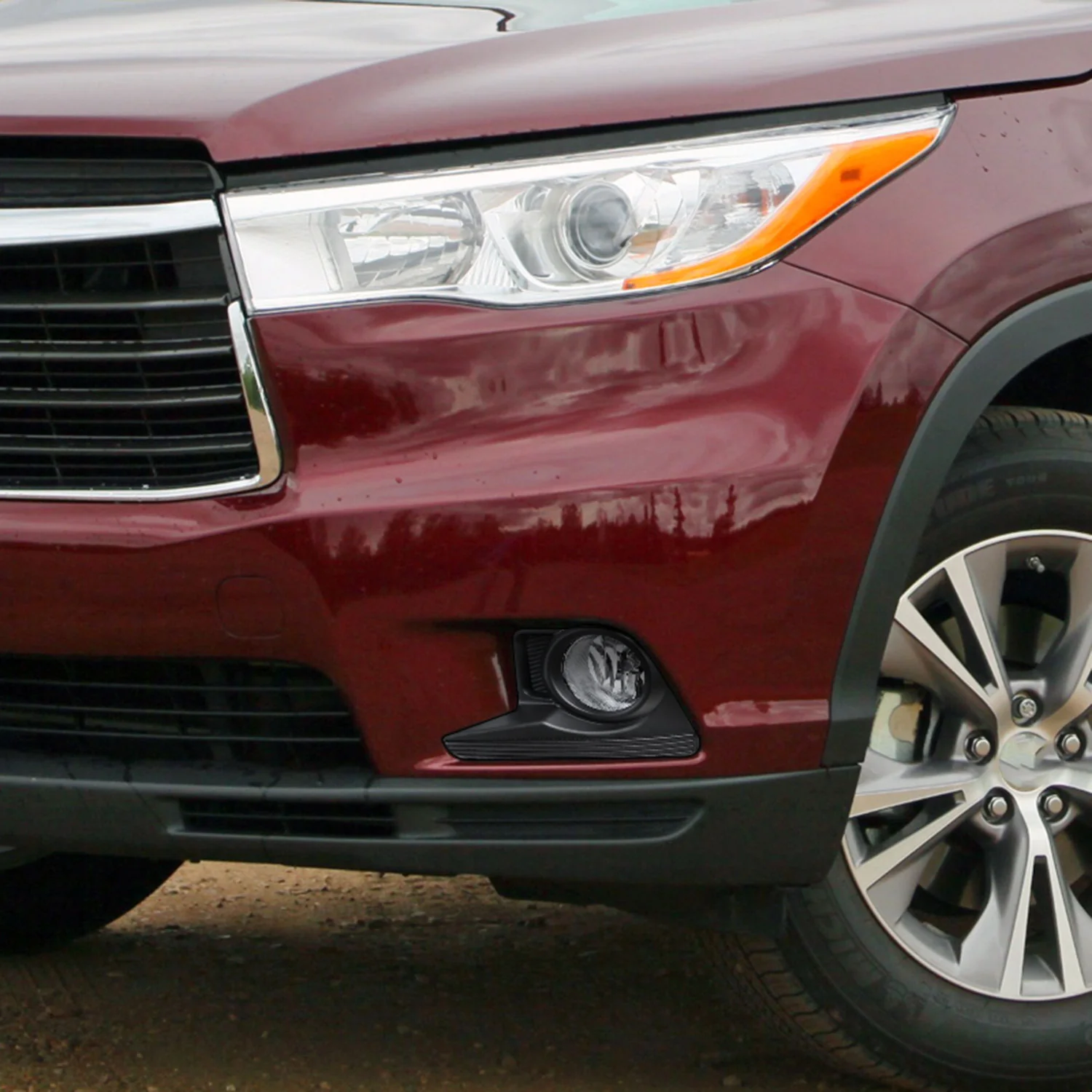 2015-2016 Toyota Highlander H16 Fog Lights Kit Chrome Housing/Clear Lens - Image 8