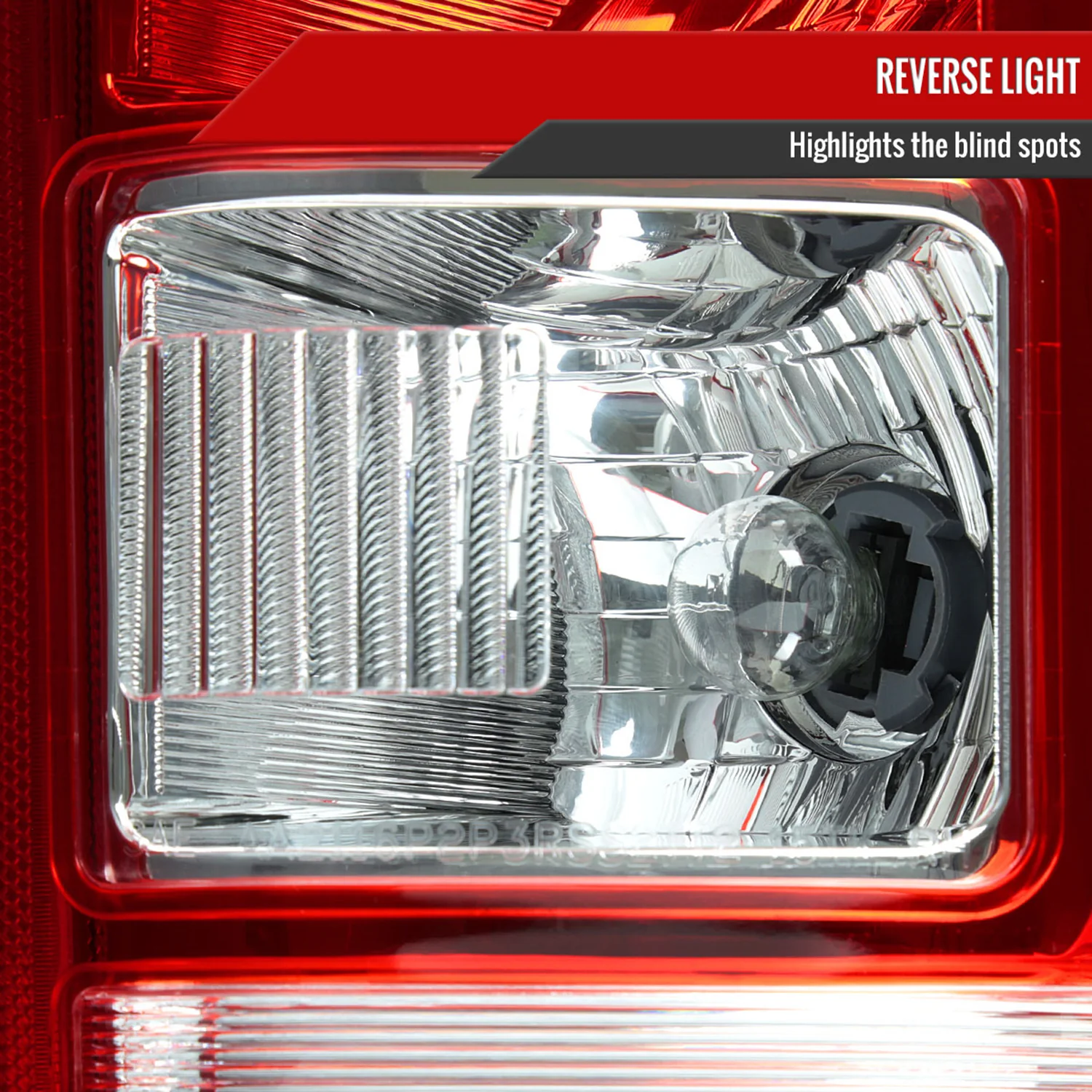 2015-2017 Ford F-150 Factory Replacement Tail Light Assembly Chrome/Red Clear - Image 4