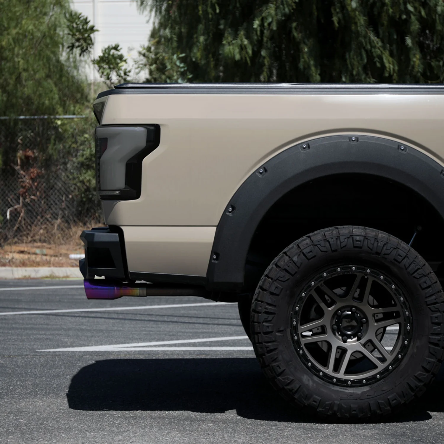 2015-2017 Ford F-150 Turn Signal Animated White LED Bar Tail Light Black/Smoke - Image 10