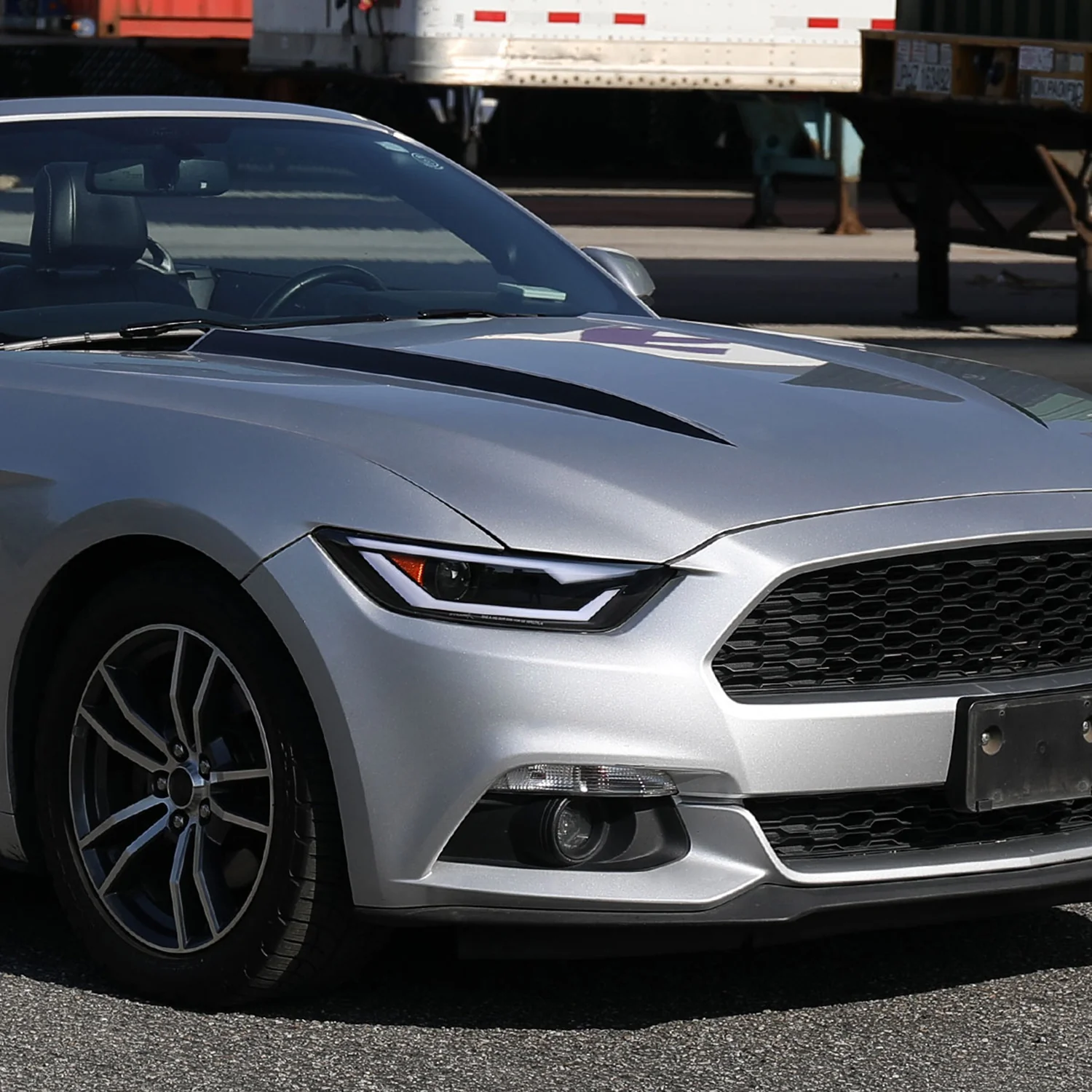 2015-2017 Ford Mustang/2018-2020 Shelby HID/Xenon LED Signal Headlights Black - Image 9
