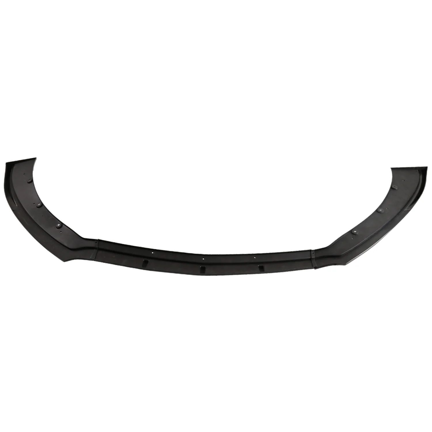 2015-2017 Ford Mustang Glossy Black Polypropylene 3Pcs Bumper Lip Spoiler - Image 8