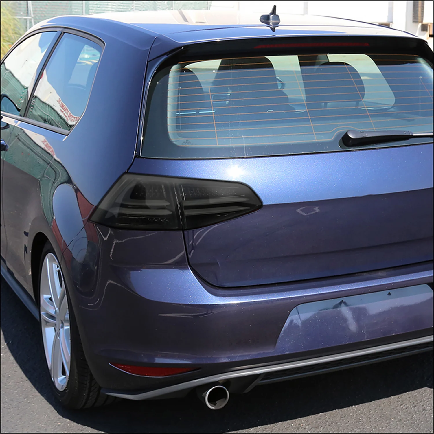 2015-2017 VW Golf/GTI LED Tail Lights Glossy Black/Smoke Lens - Image 10
