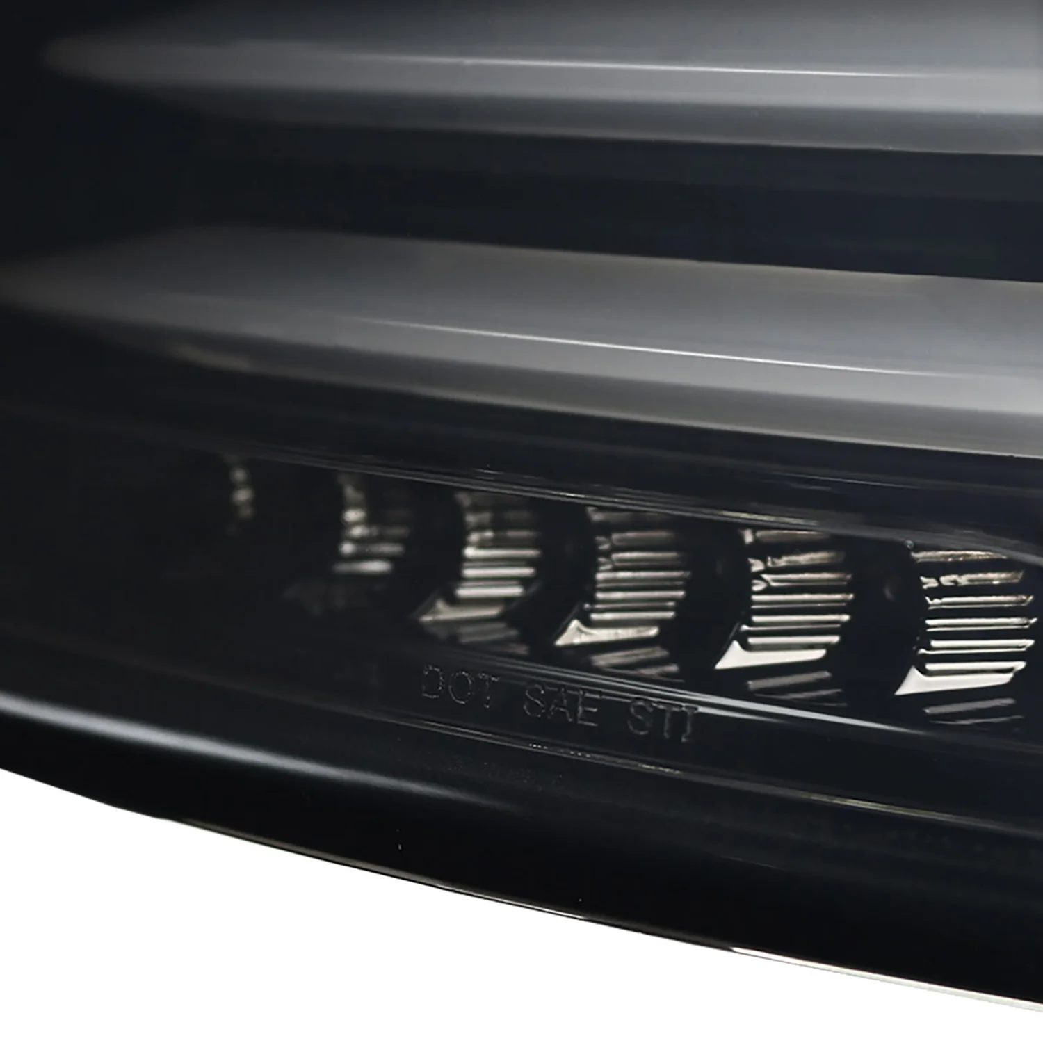 2015-2017 VW Golf/GTI LED Tail Lights Glossy Black/Smoke Lens - Image 6