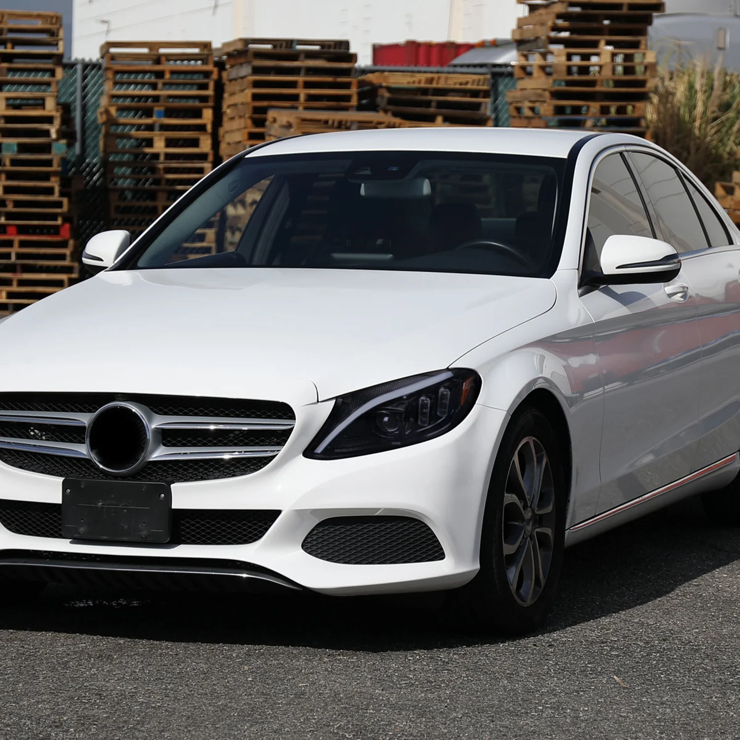 2015-2018 Mercedes-Benz C-Class W205 LED Headlights Signal Black/Light Smoke - Image 9