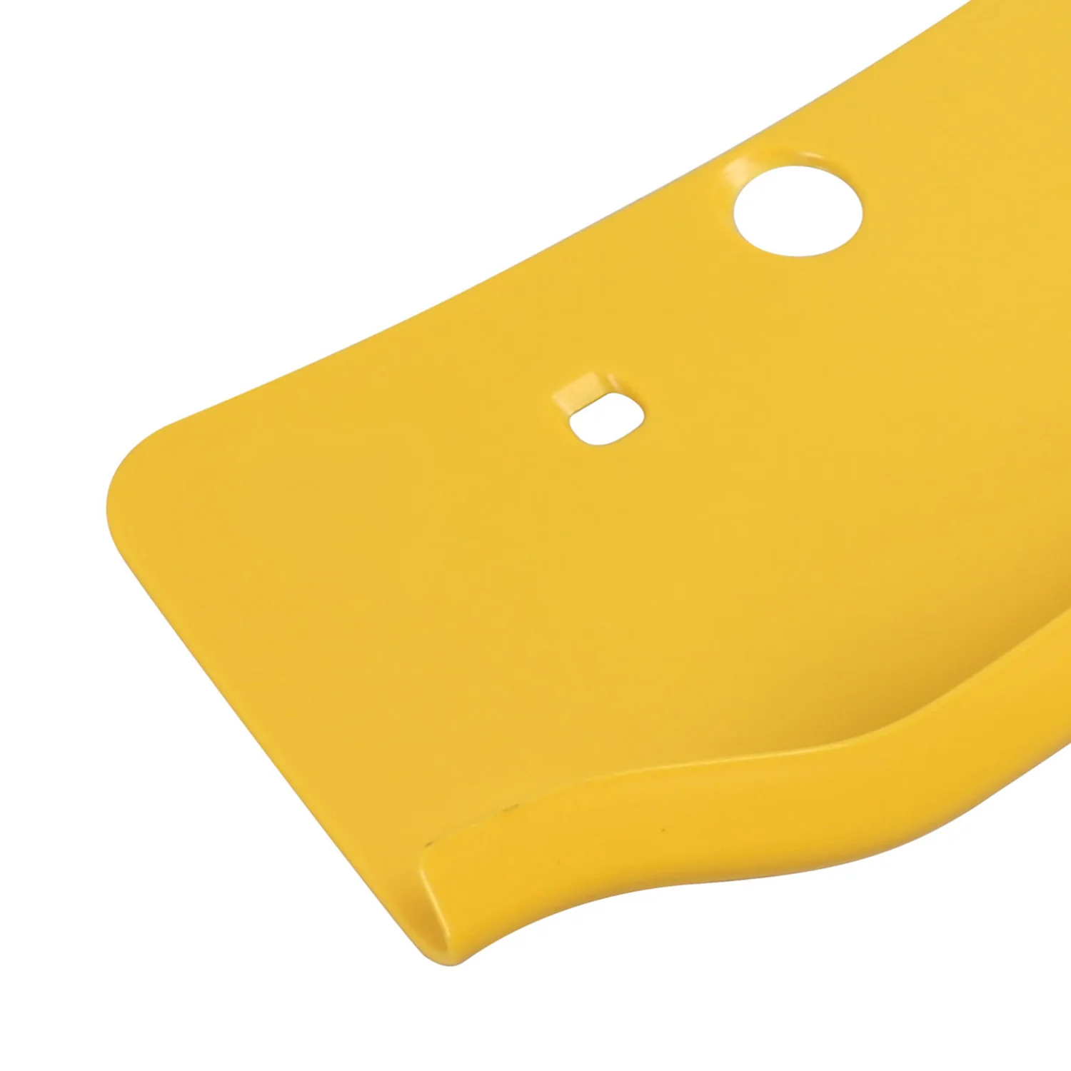 2015-2019 Dodge Charger SRT Glossy Yellow ABS 2PC Front Bumper Lip Splitters - Image 3