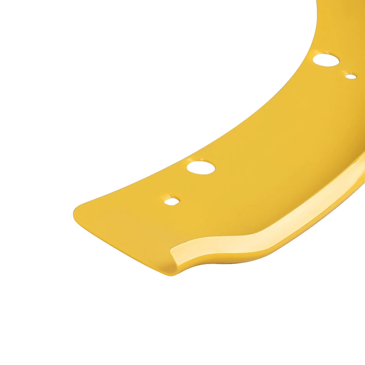 2015-2019 Dodge Charger SRT Glossy Yellow ABS 2PC Front Bumper Lip Splitters - Image 5