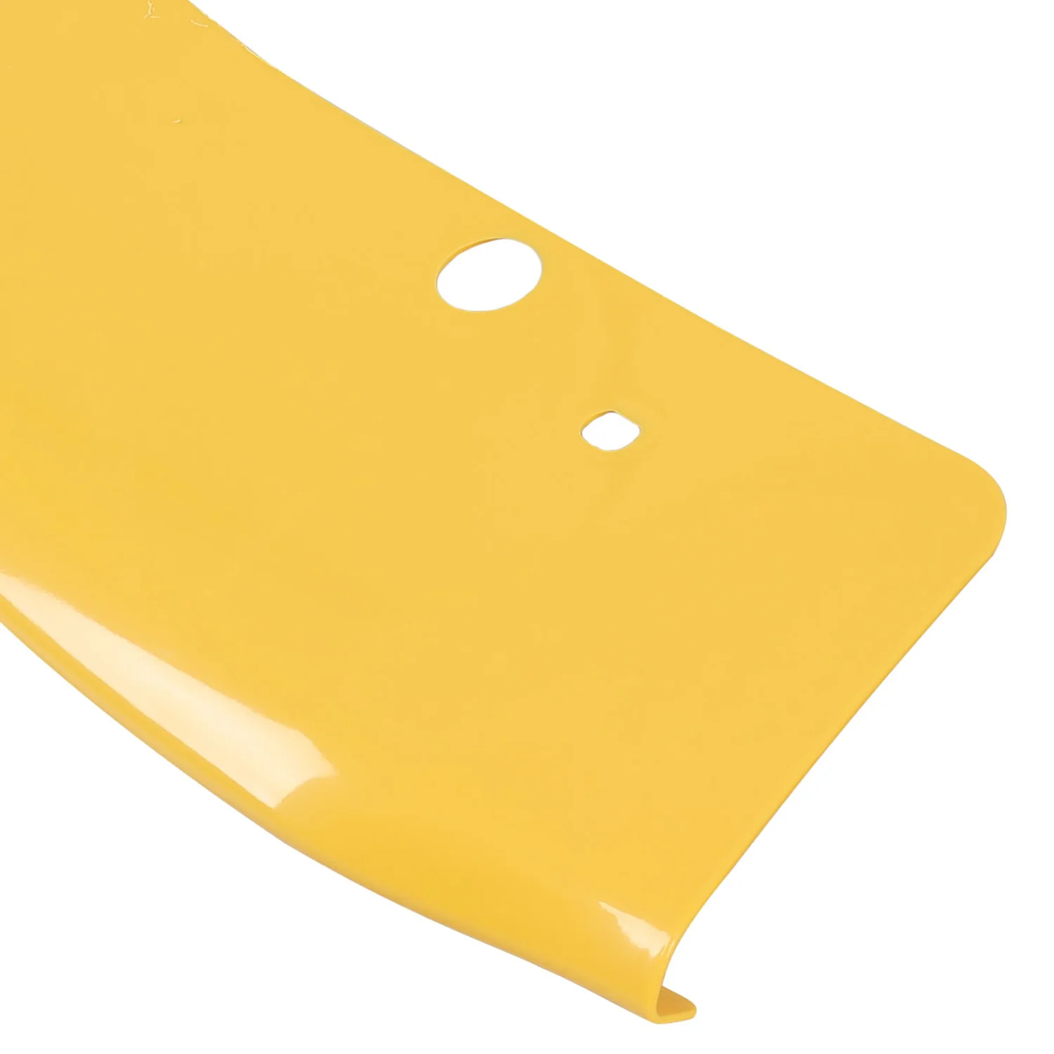 2015-2019 Dodge Charger SRT Glossy Yellow ABS 2PC Front Bumper Lip Splitters - Image 7