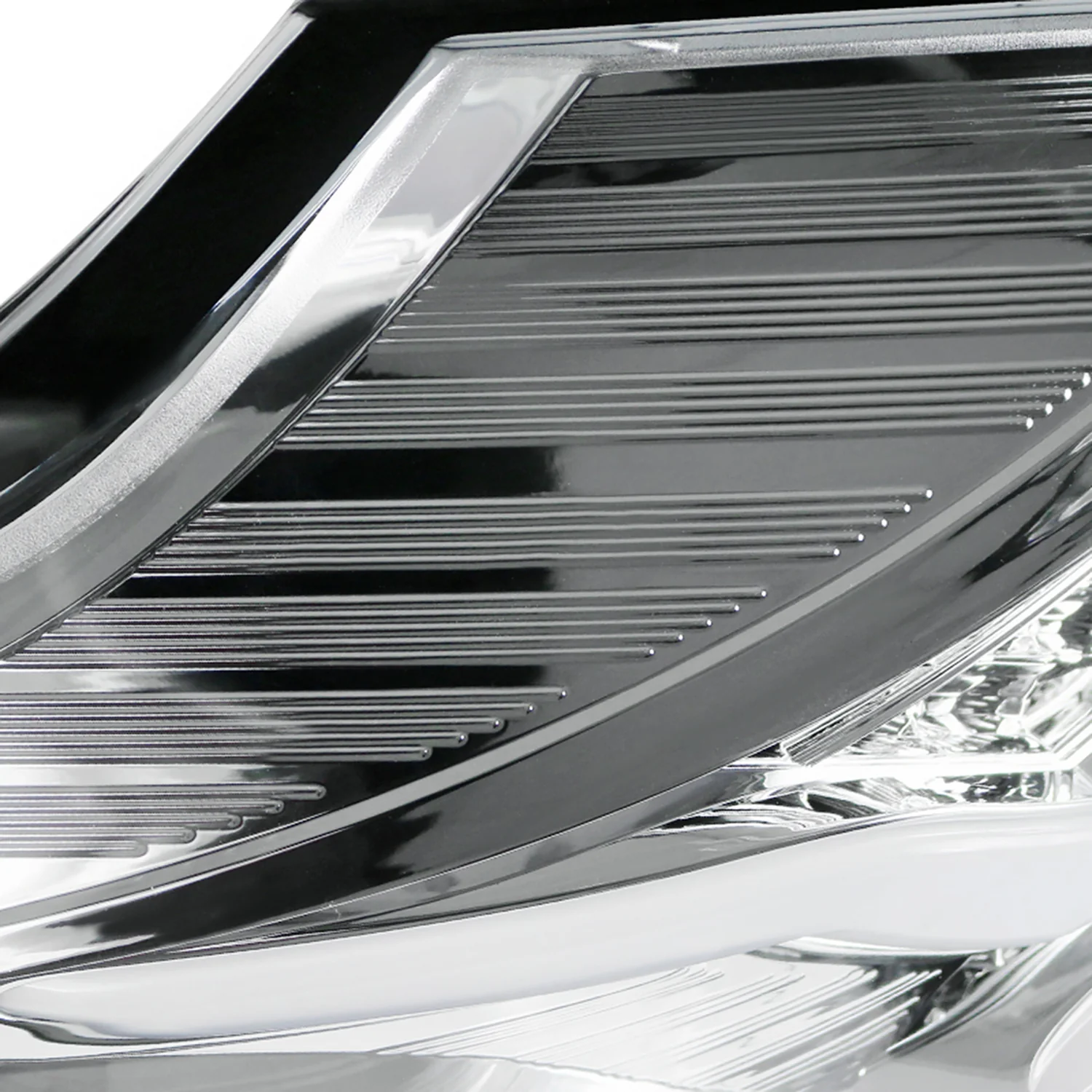 2015-2019 Ford Focus Hatchback LED Tail Lights Chrome Housing/Clear Lens - Image 6