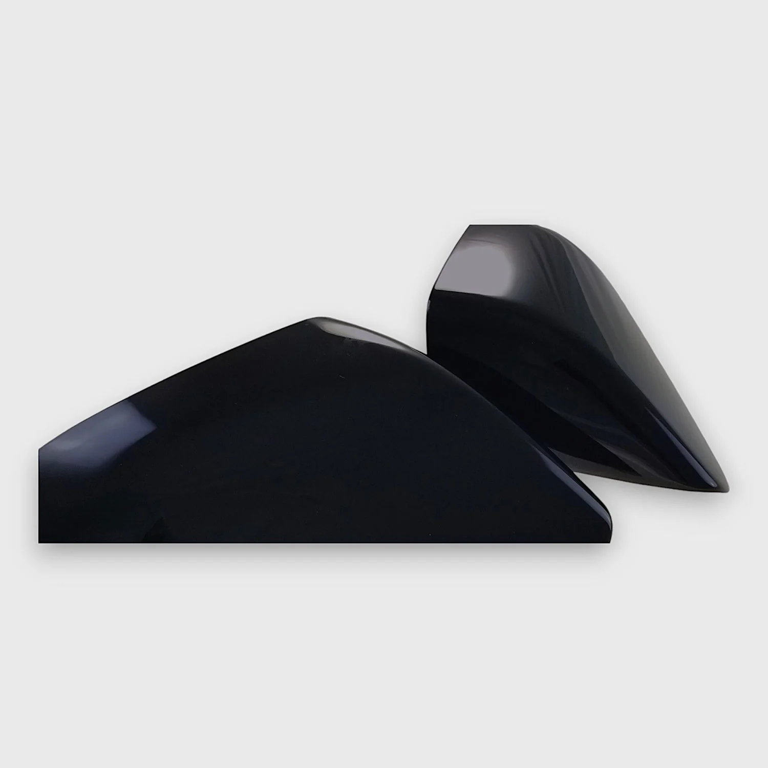 2015-2019 Hyundai Sonata Mirror Cover Caps Gloss Black 2Pcs ABS Plastic - Image 2