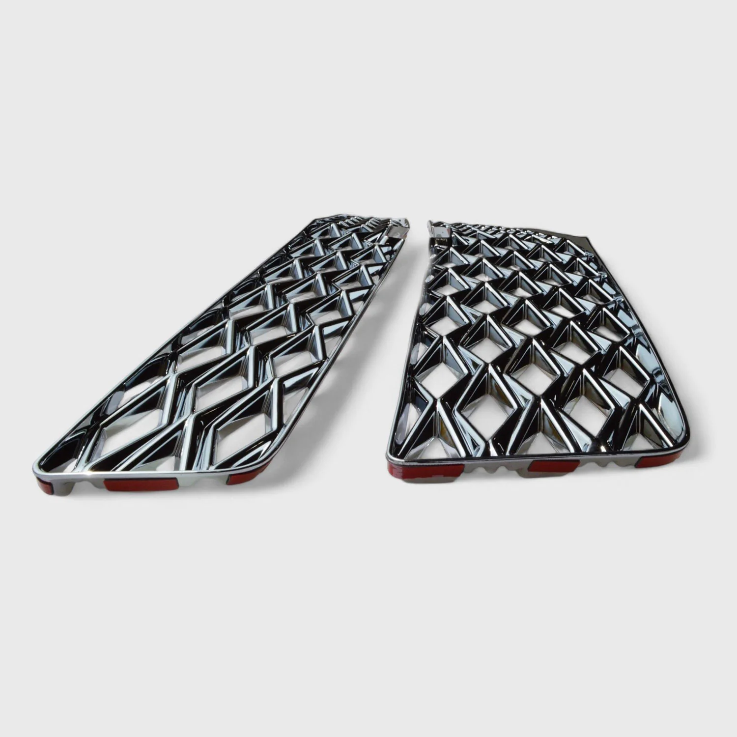 2015-2020 Chevrolet Suburban / Tahoe Grille Overlay Chrome 2Pcs ABS Plastic - Image 2