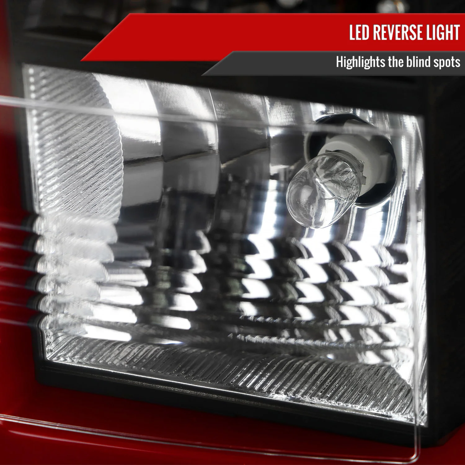 2015-2020 Chevy Tahoe/Suburban LS LT LTZ Premier Red Bar LED Tail Lights Black - Image 5