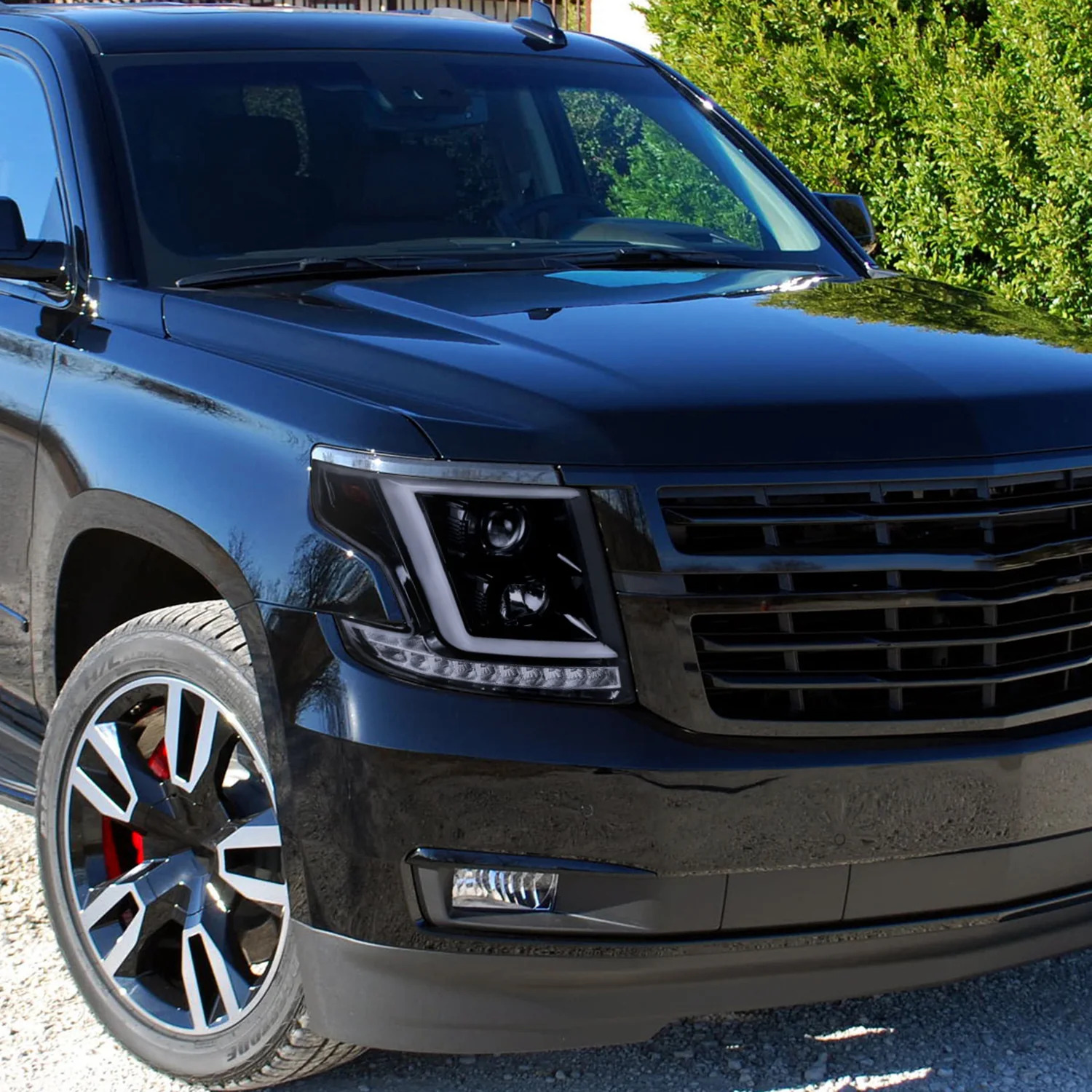 2015-2020 Chevy Tahoe Suburban/ Suburban 3500HD Headlights LED Signal Smoke - Image 10