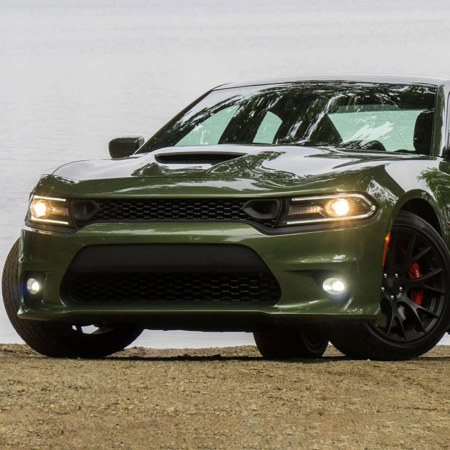 2015-2020 Dodge Charger H11 Projector Fog Lights Kit Chrome/Clear Lens - Image 10