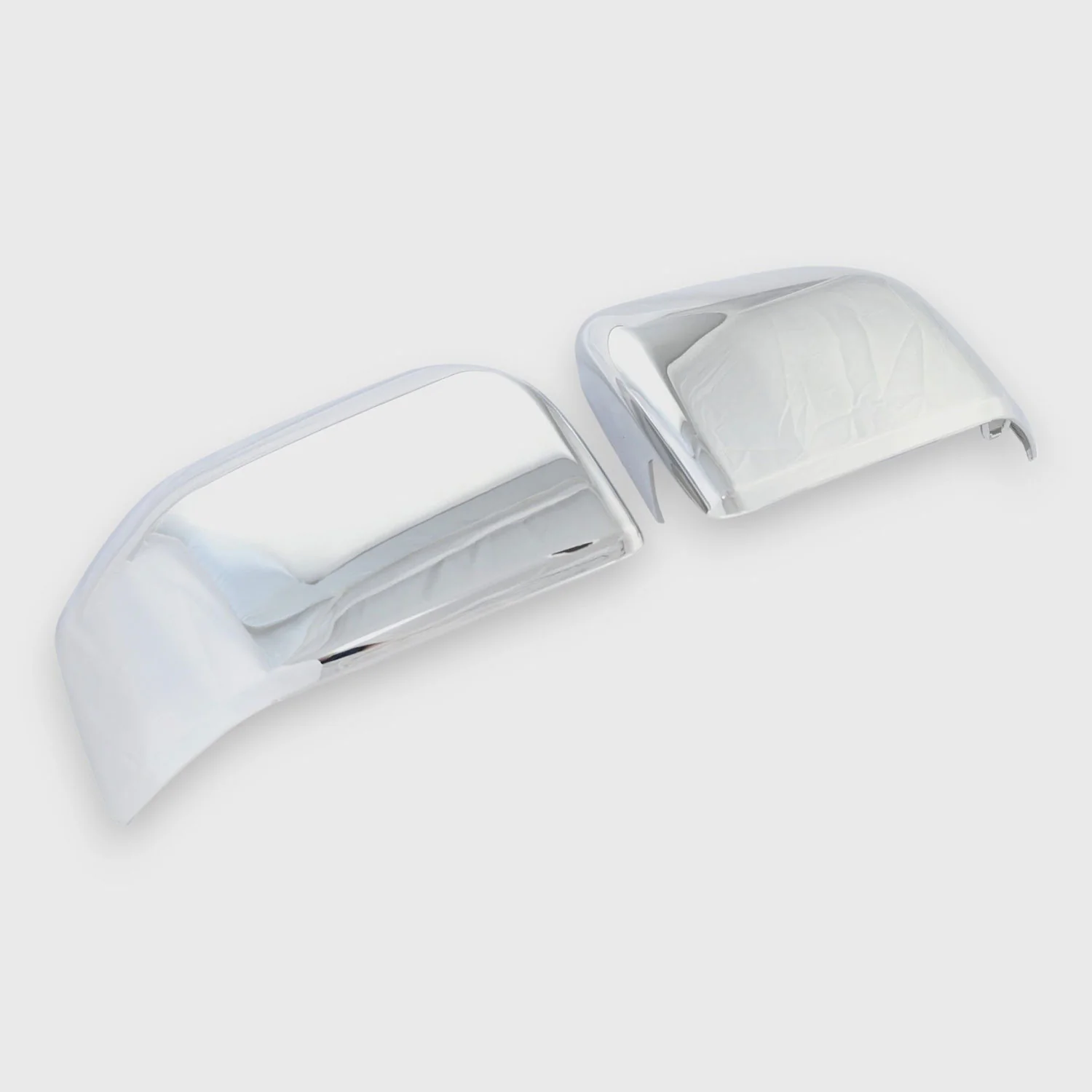 2015-2020 Ford F-150 Mirror Cover Caps Chrome 2Pcs ABS Plastic - Image 2