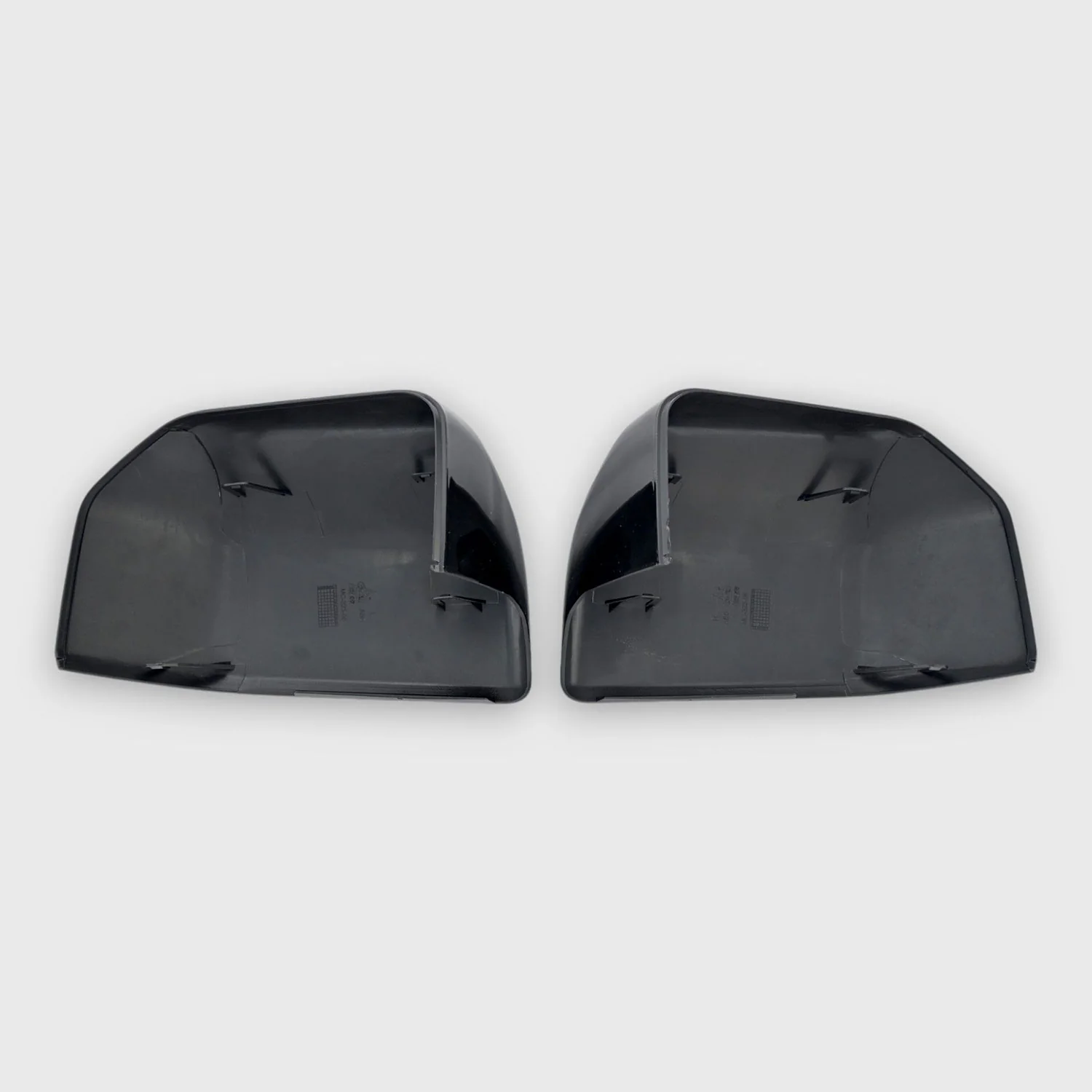2015-2020 Ford F-150 Mirror Cover Caps Gloss Black 2Pcs ABS Plastic - Image 3