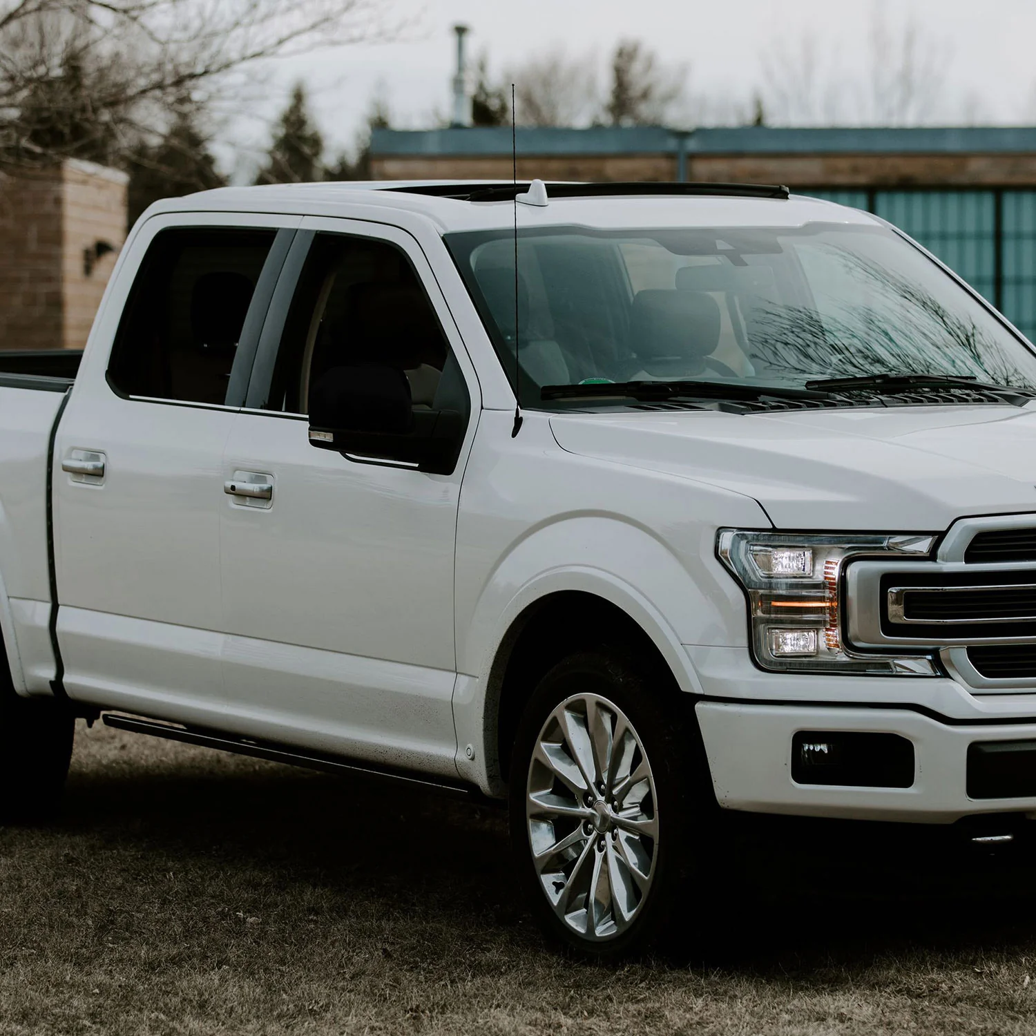 2015-2020 Ford F-150 Mirror Cover Caps Gloss Black 2Pcs ABS Plastic - Image 4