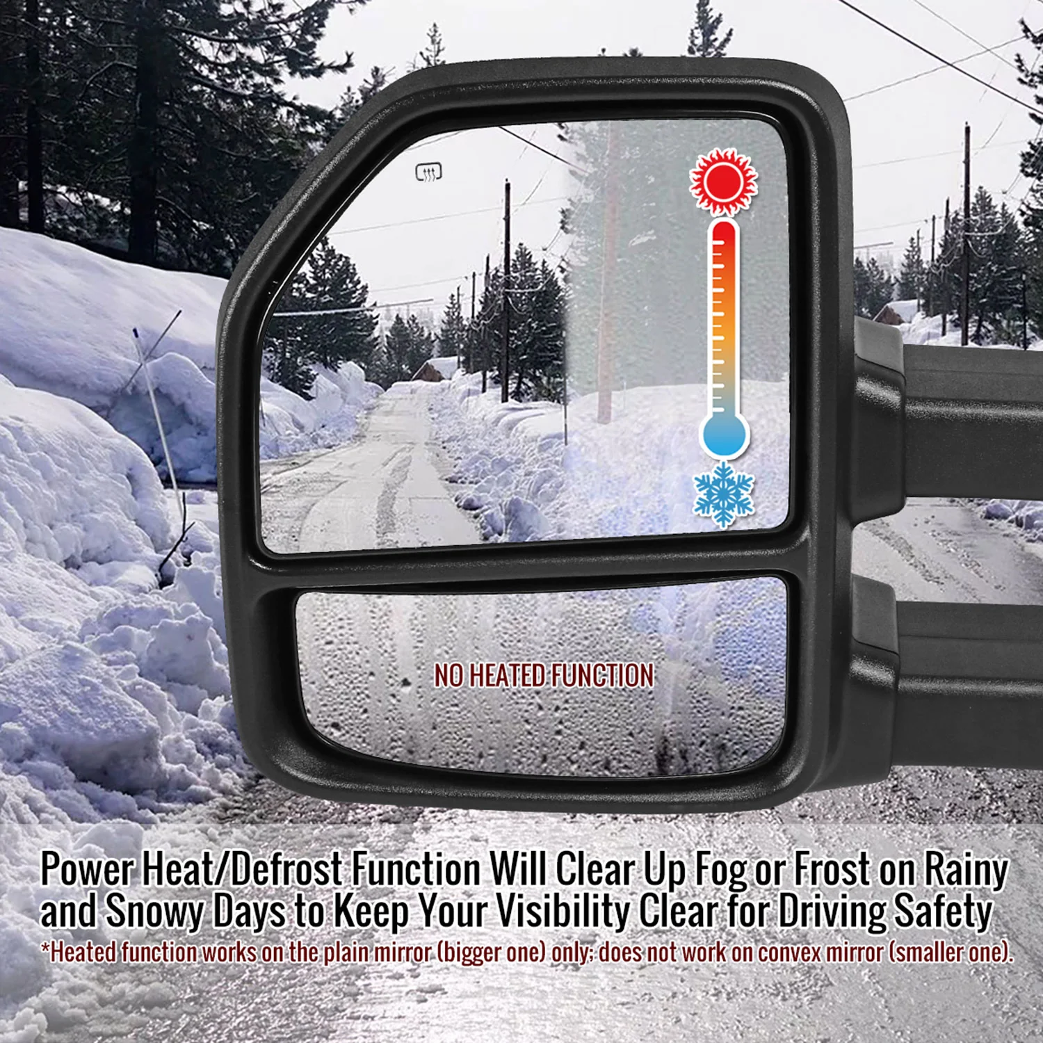 2015-2020 Ford F-150 Heated Towing Mirrors Clear Lens Sequential &Turn Signal - Image 10