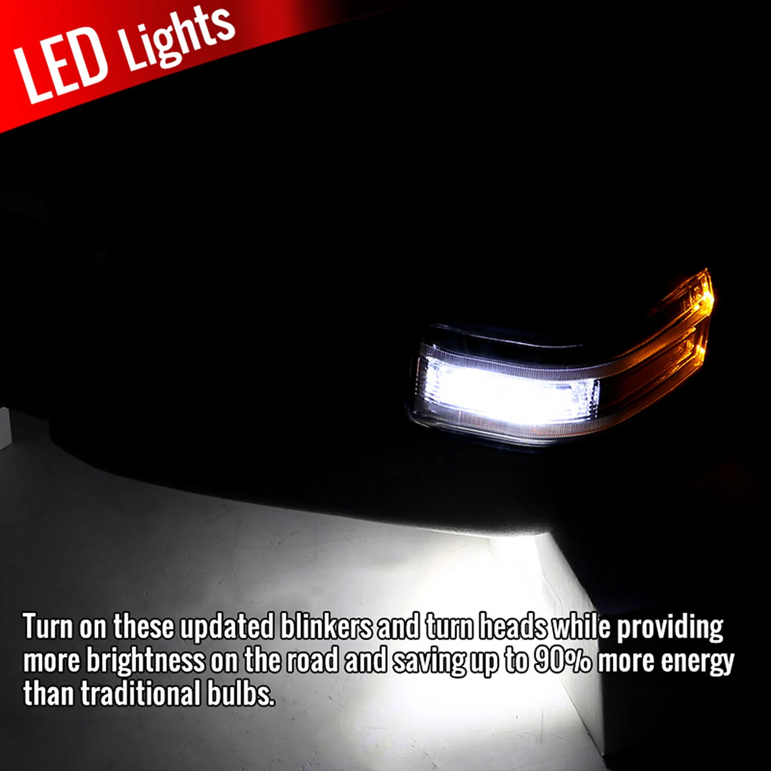 2015-2020 Ford F-150 Heated Towing Mirrors Turn Signal Puddle&Auxiliary Lights - Image 2