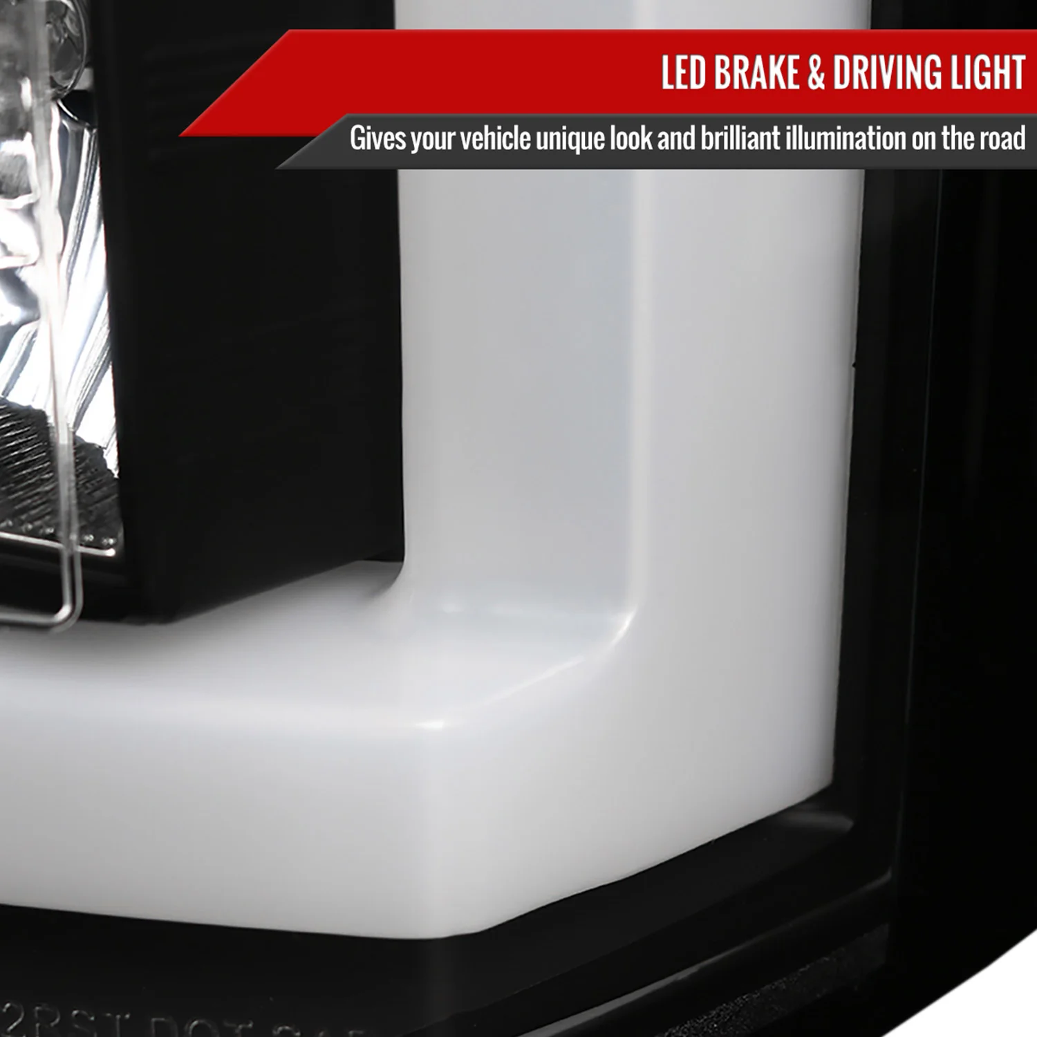 2015-2020 GMC Yukon/Yukon XL LED Tail Lights Matte Black Housing/Clear Lens - Image 3