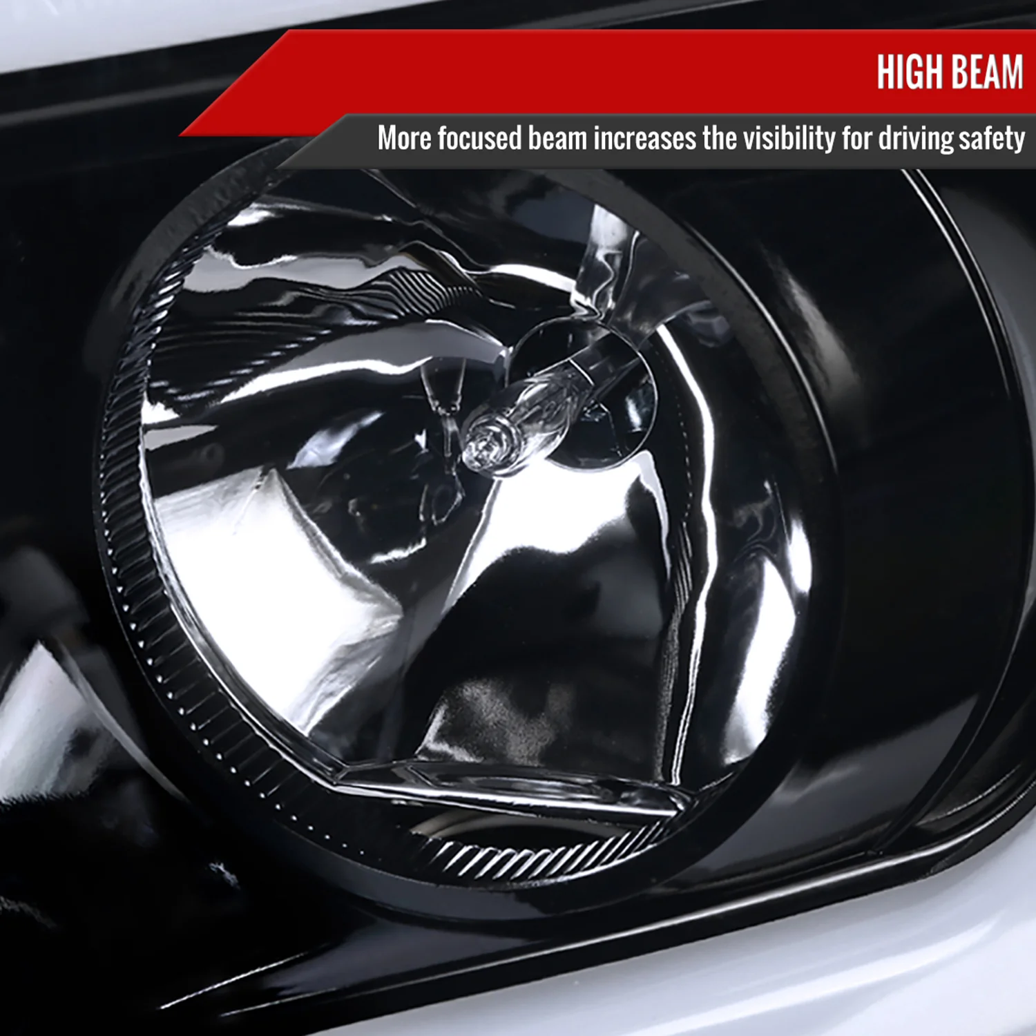 2015-2020 GMC Yukon/Yukon XL LED U-Bar Headlights LED Signal Lights Smoke - Image 5