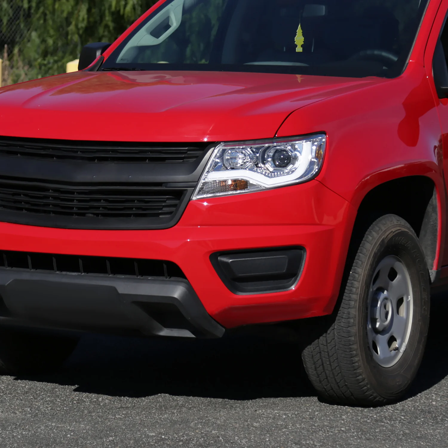 2015-2021 Chevy Colorado LED Bar Projector Headlights Chrome/Clear Lens - Image 10