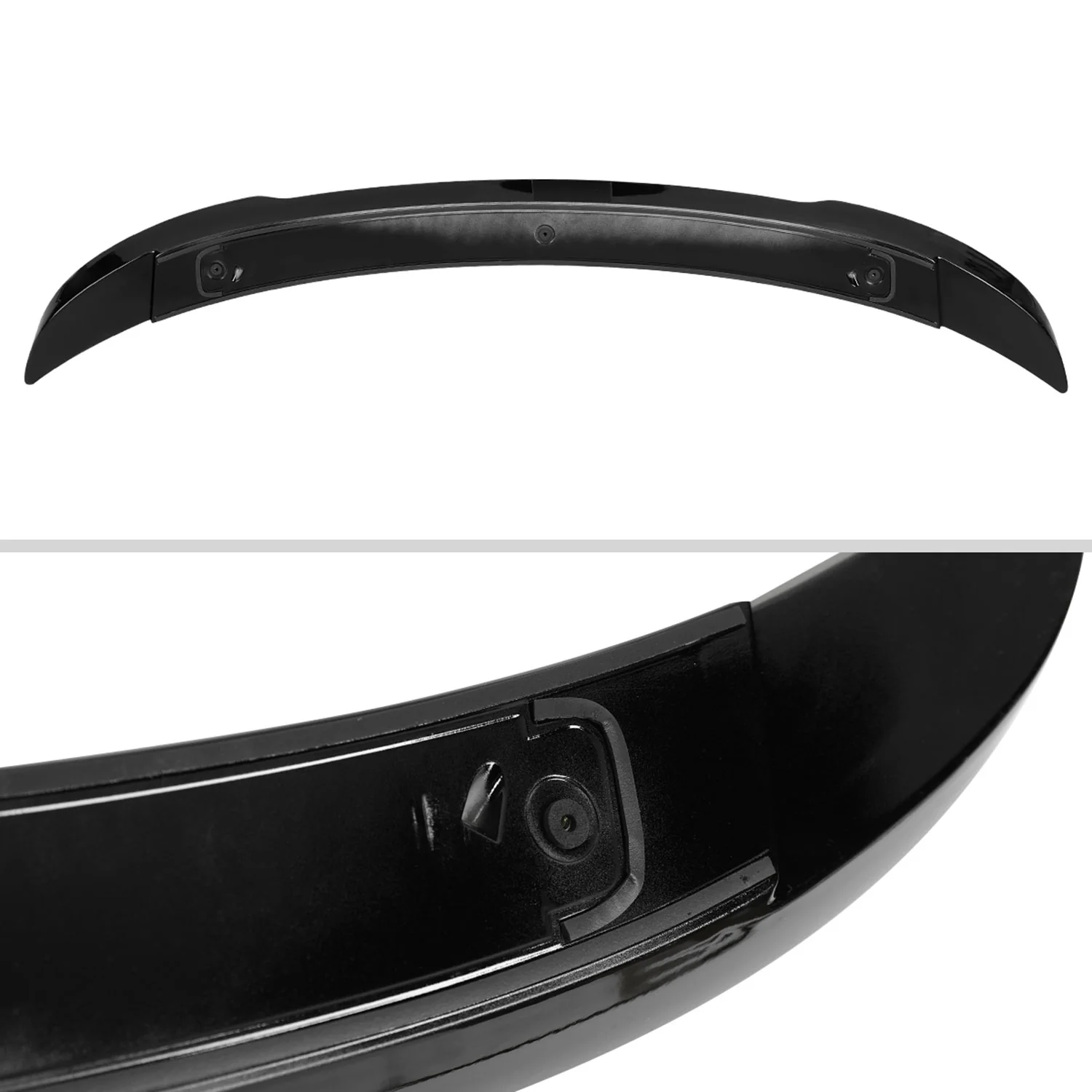 2015-2021 Dodge Charger Glossy Black ABS Hellcat Style Rear Spoiler - Image 6