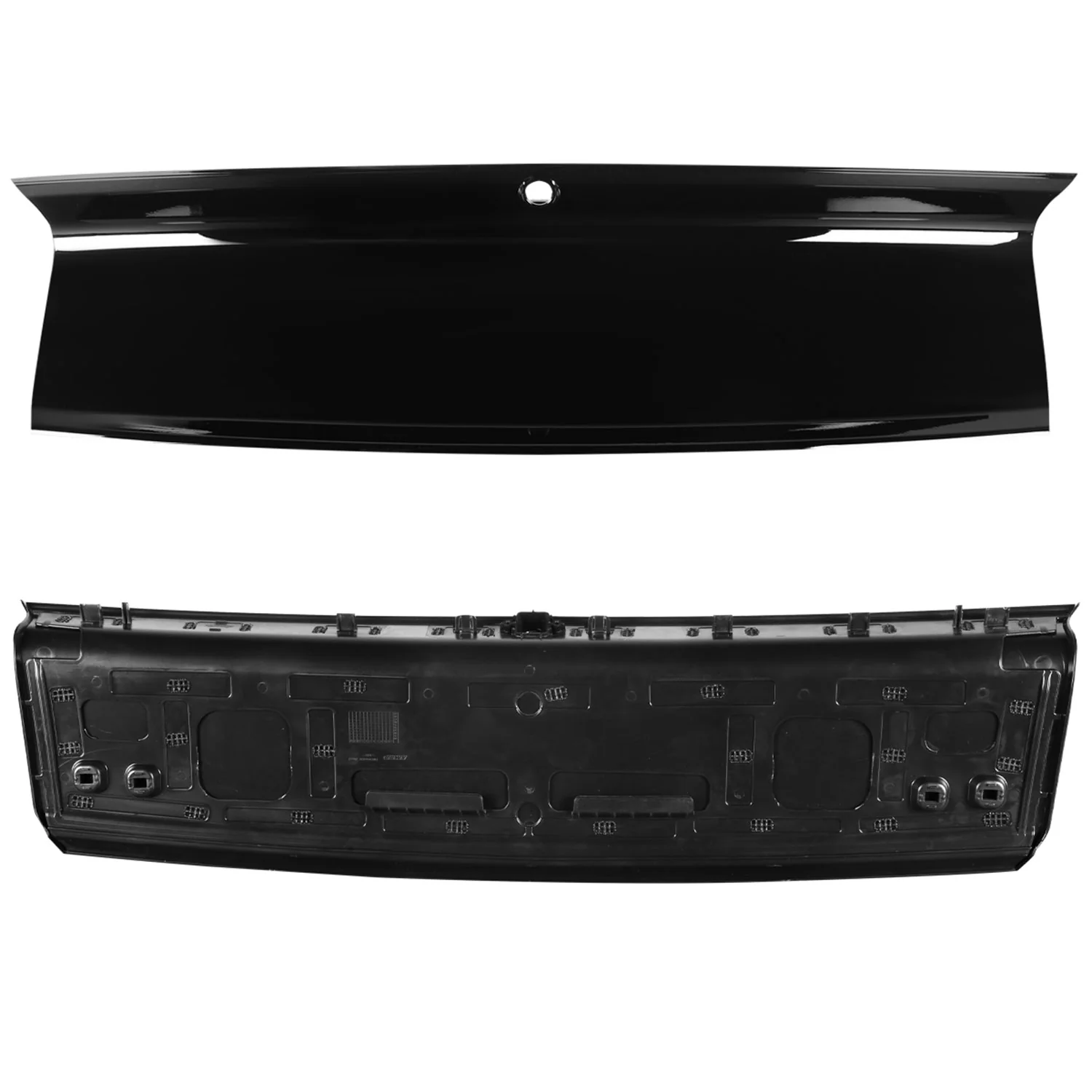 2015-2022 Ford Mustang Glossy Black ABS Rear Trunk Decklid Panel - Image 9