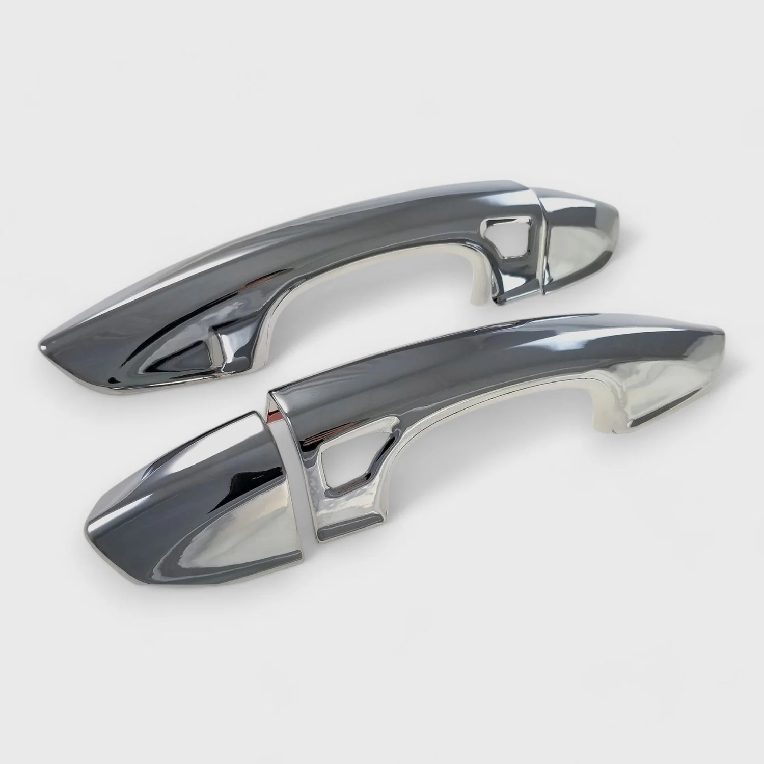 2015-2023 Ford Mustang Door Handle Cover Chrome 4Pcs ABS Plastic - Image 2