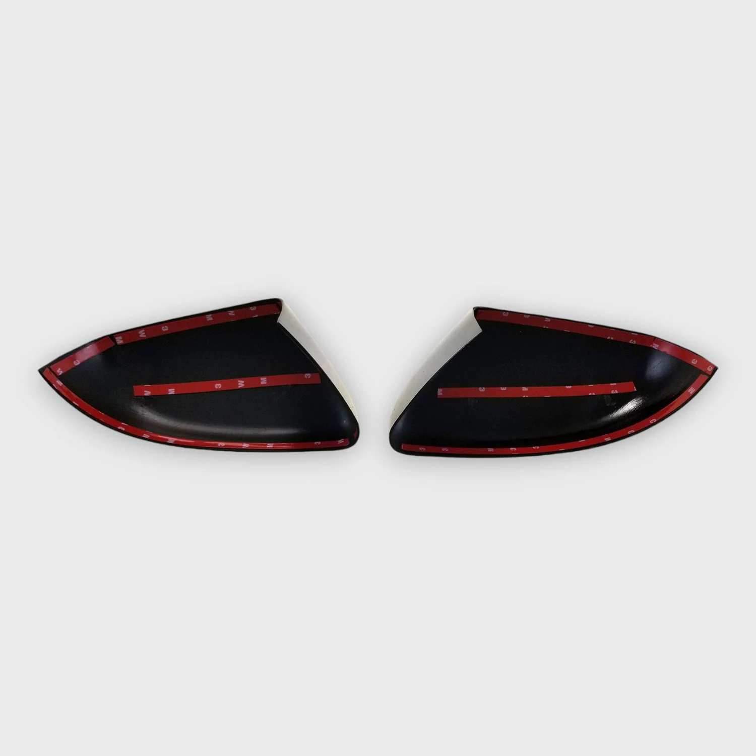 2015-2024 Ford Edge Mirror Cover Caps Gloss Black 2Pcs ABS Plastic - Image 3