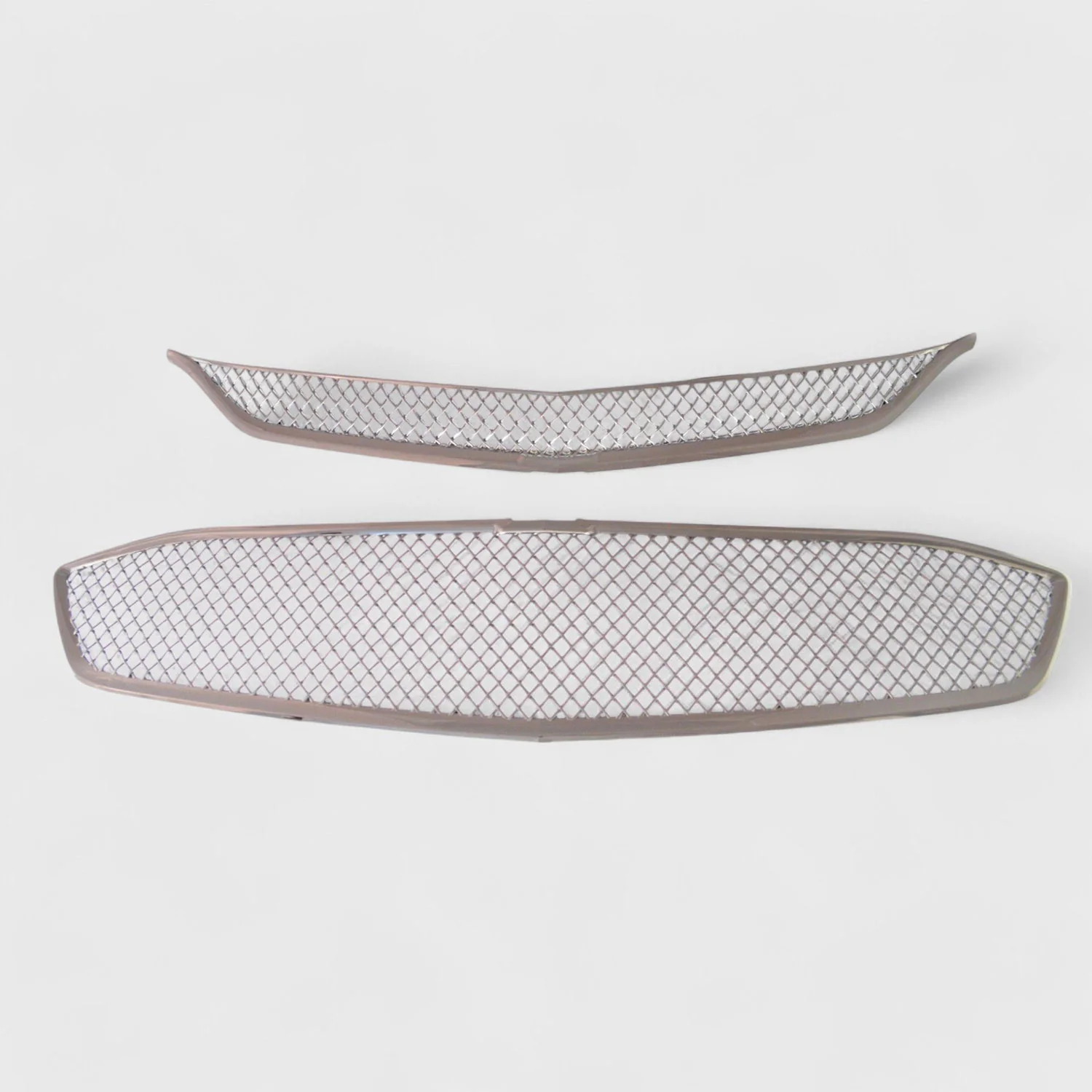 2016-2018 Chevrolet Malibu Grille Overlay Chrome 2Pcs ABS Plastic