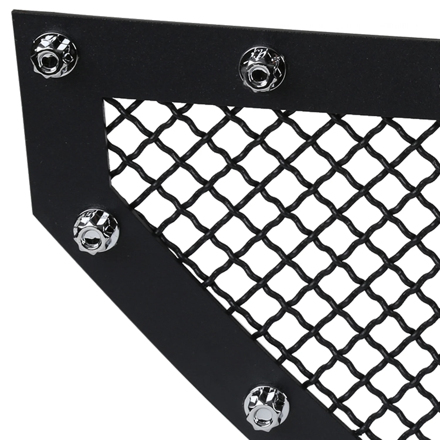 2016-2018 Chevy Silverado 1500 Rivet Style Black Steel Mesh Grille Insert - Image 7