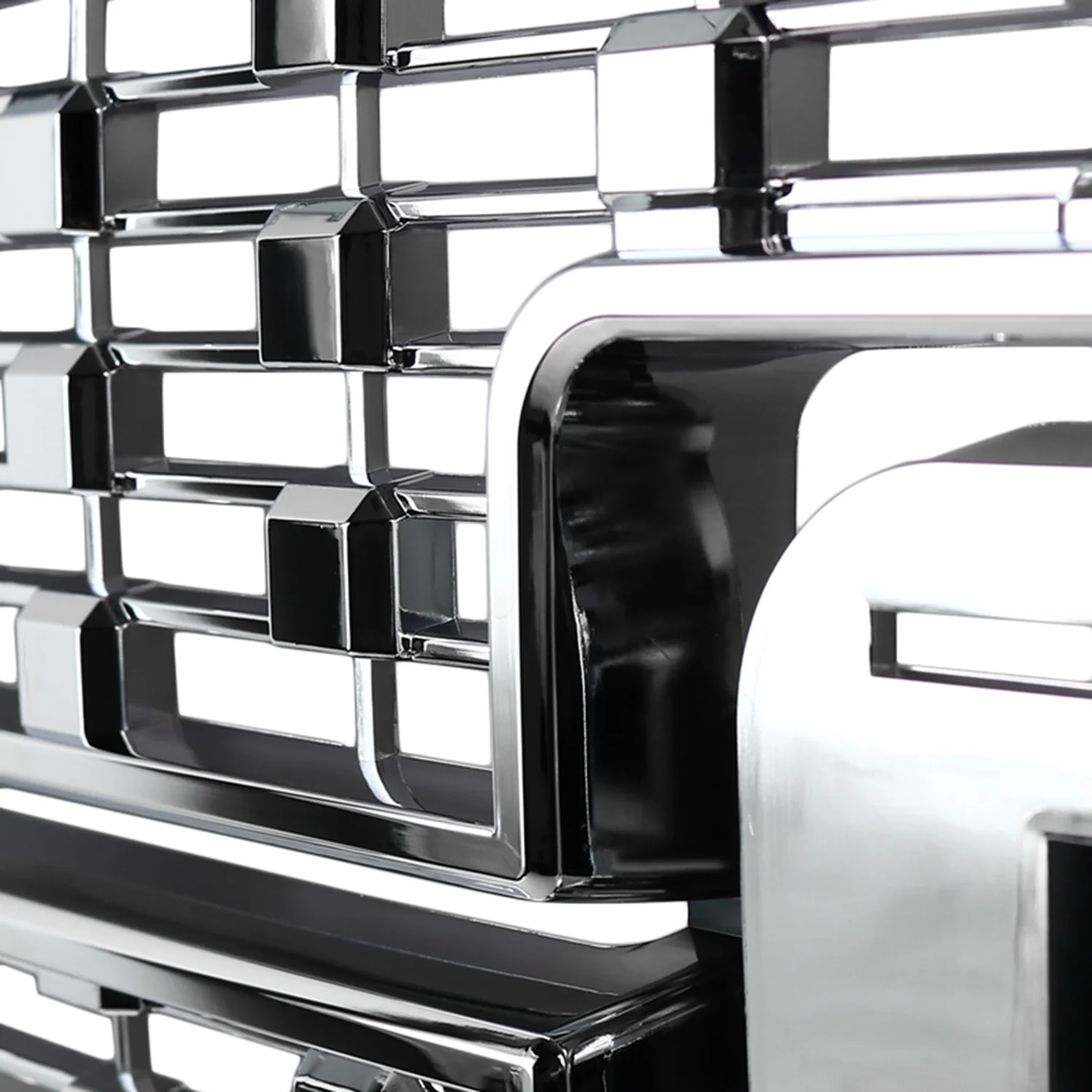 2016-2018 GMC Sierra 1500 Chrome ABS Denali Style Grille - Image 7