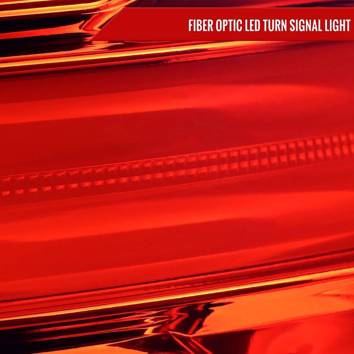 2016-2018 Hyundai Tucson LED Bar Tail LightsChrome Housing/Red Lens - Image 5