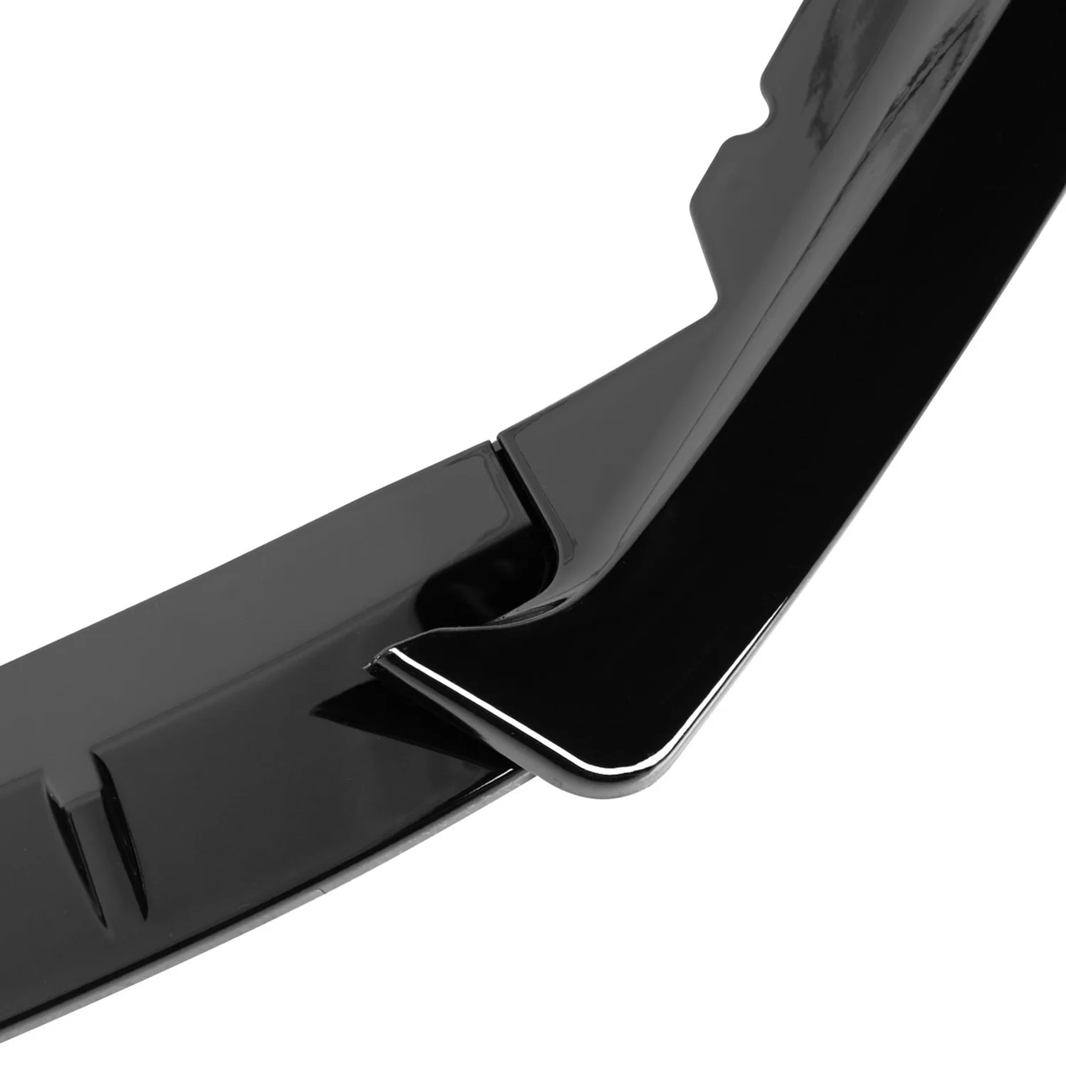 2016-2018 Nissan Altima Sedan Glossy Black 3PC Front Bumper Lip Splitter Kit - Image 4