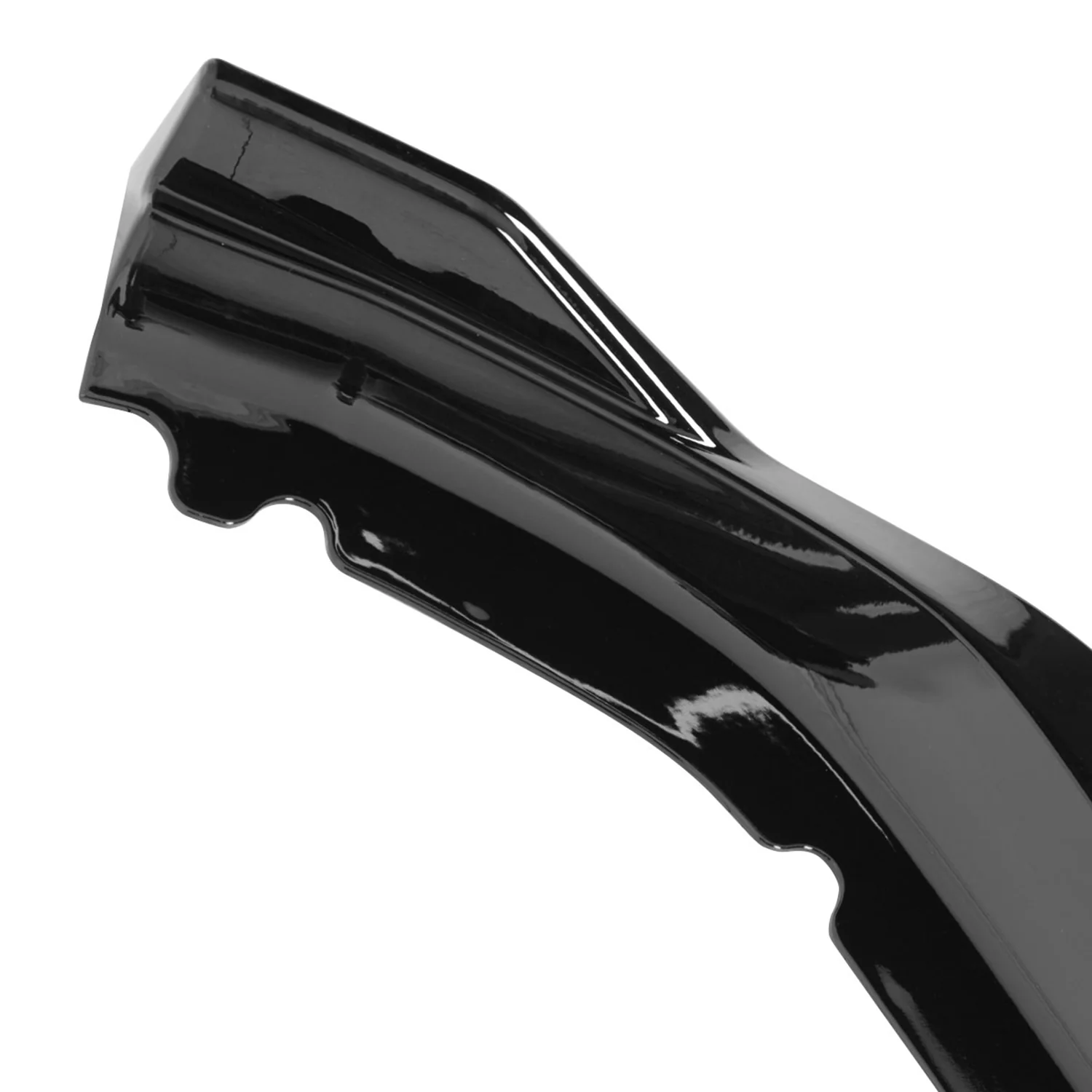 2016-2018 Nissan Altima Sedan Glossy Black 3PC Front Bumper Lip Splitter Kit - Image 5