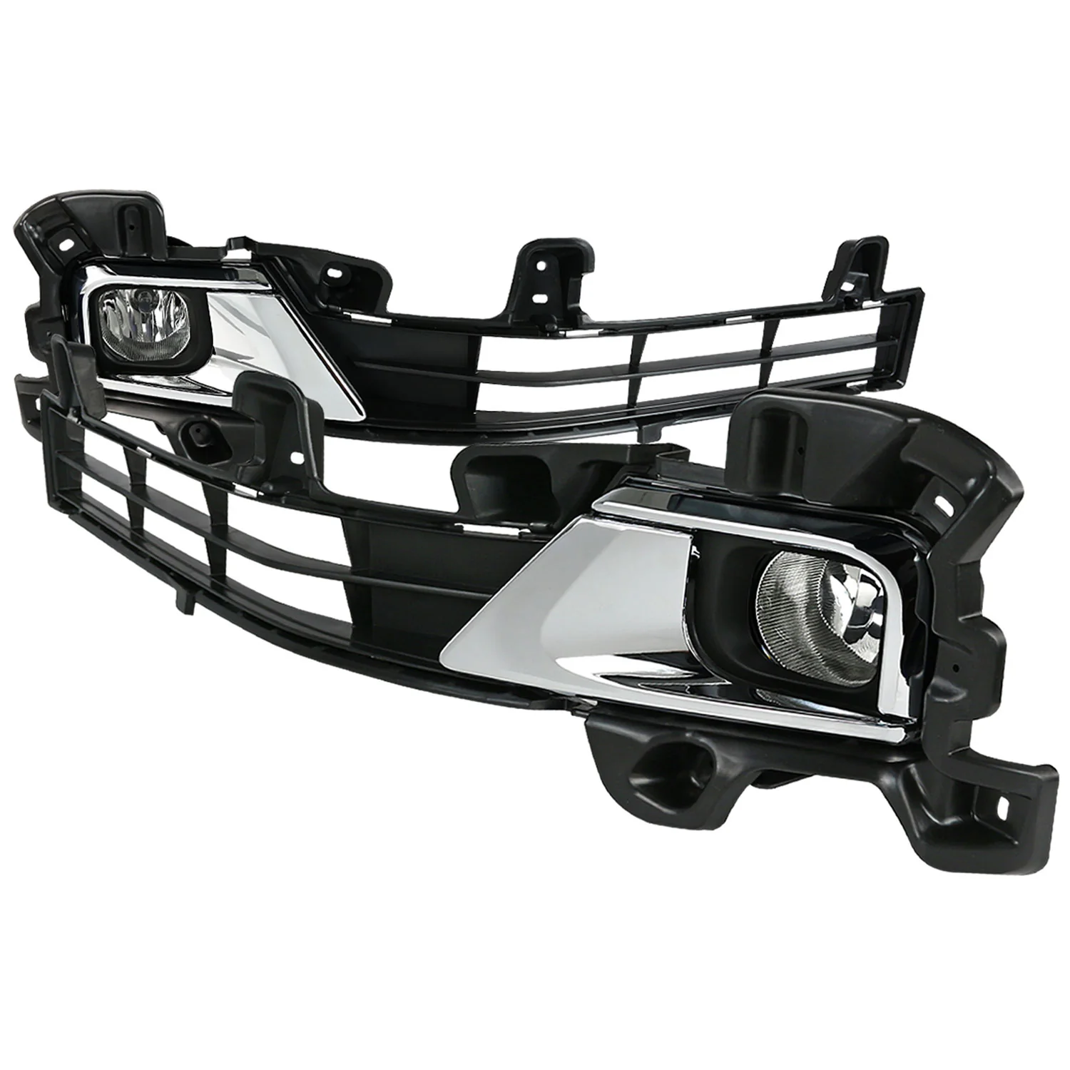 2016-2018 Toyota Land Cruiser H16 Fog Lights Kit Chrome Housing/Clear Lens