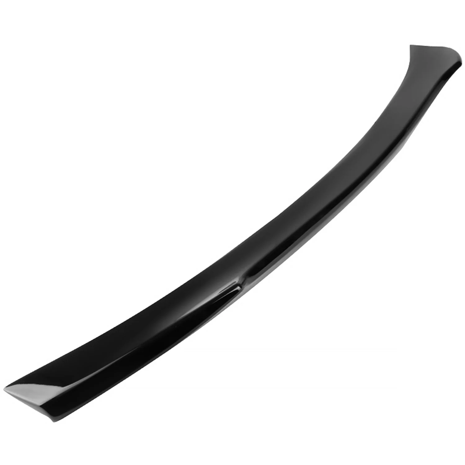2016-2019 Honda Civic Hatchback Glossy Black ABS Rear Spoiler - Image 4