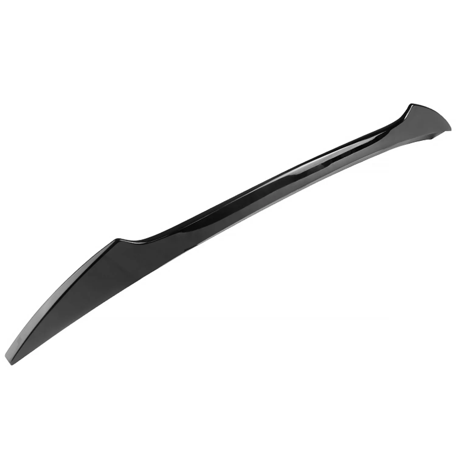 2016-2019 Honda Civic Hatchback Glossy Black ABS Rear Spoiler - Image 5